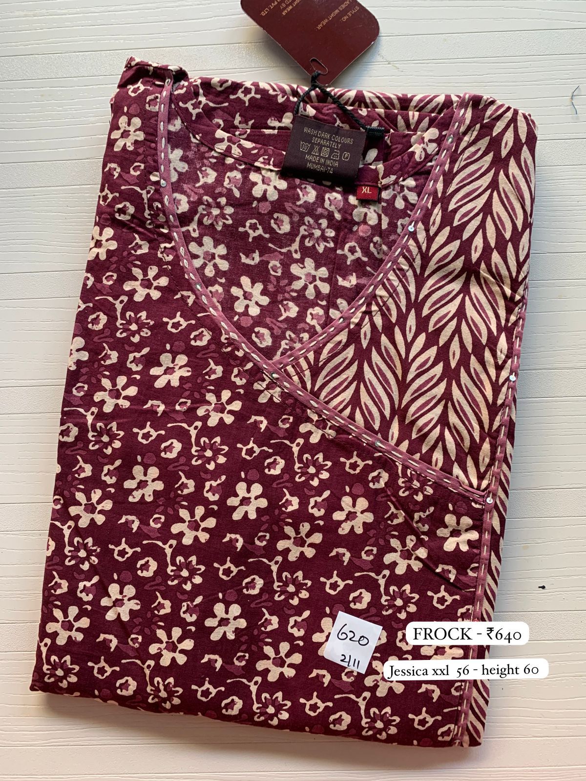 349c6c8a-438e-4ec9-a205-e5836c485679 00AJXXL-140-Jessica 2XL Nighty - Image 1