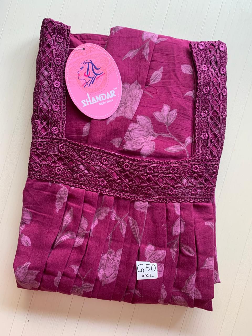 81f95612-b254-4116-b334-635e3ee18e16 00ASSXXL-092-SHANDAR XXL NIGHTY - Image 1