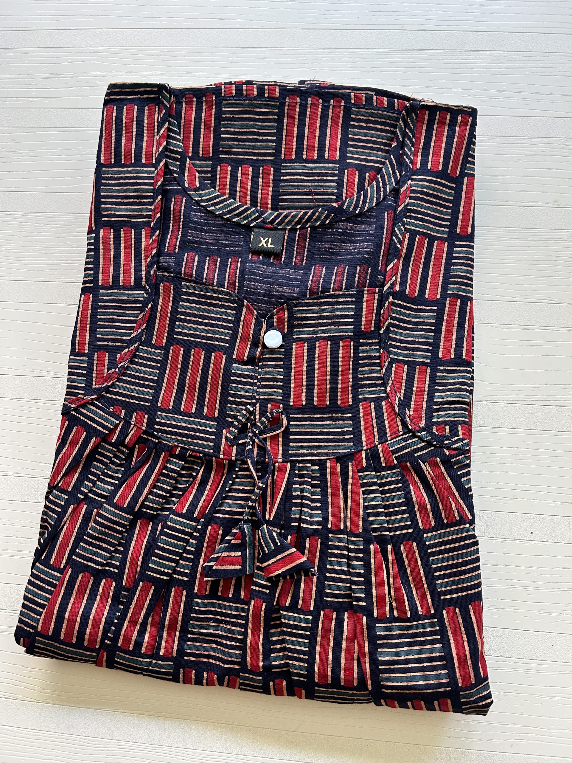 IMG_3579 PPZ065-Peacock Height Pleats Pure Cotton - Image 1