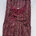 PPZ064-Peacock Height Pleats Pure Cotton