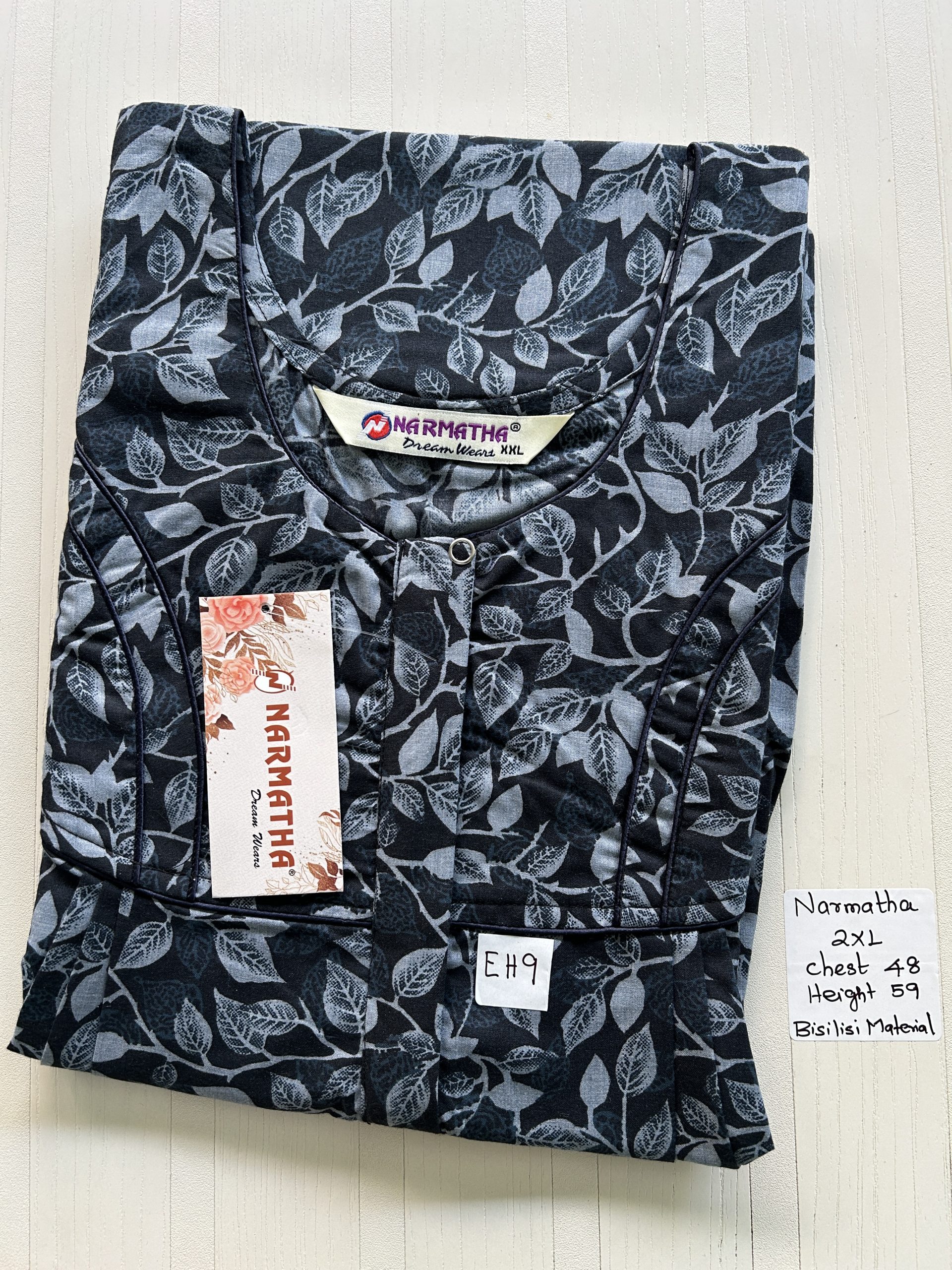 IMG_3735 NS206-Narmadha Pleats Brand Nighty - Image 1