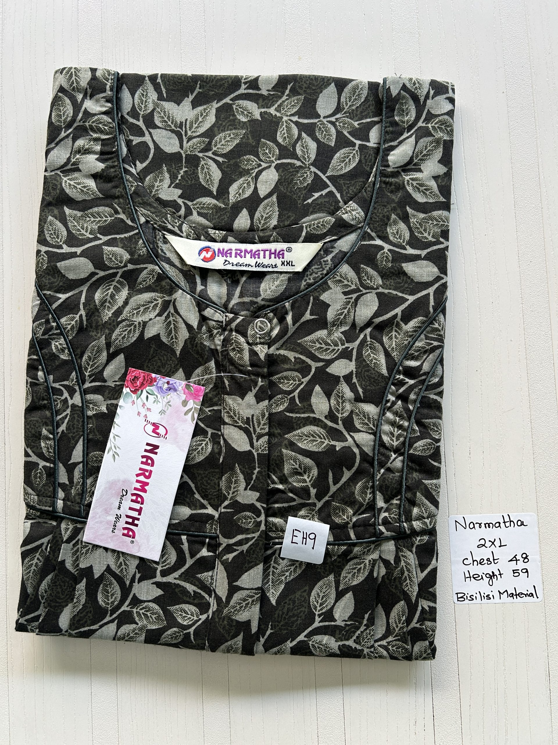 IMG_3736 NS207-Narmadha Pleats Brand Nighty - Image 1