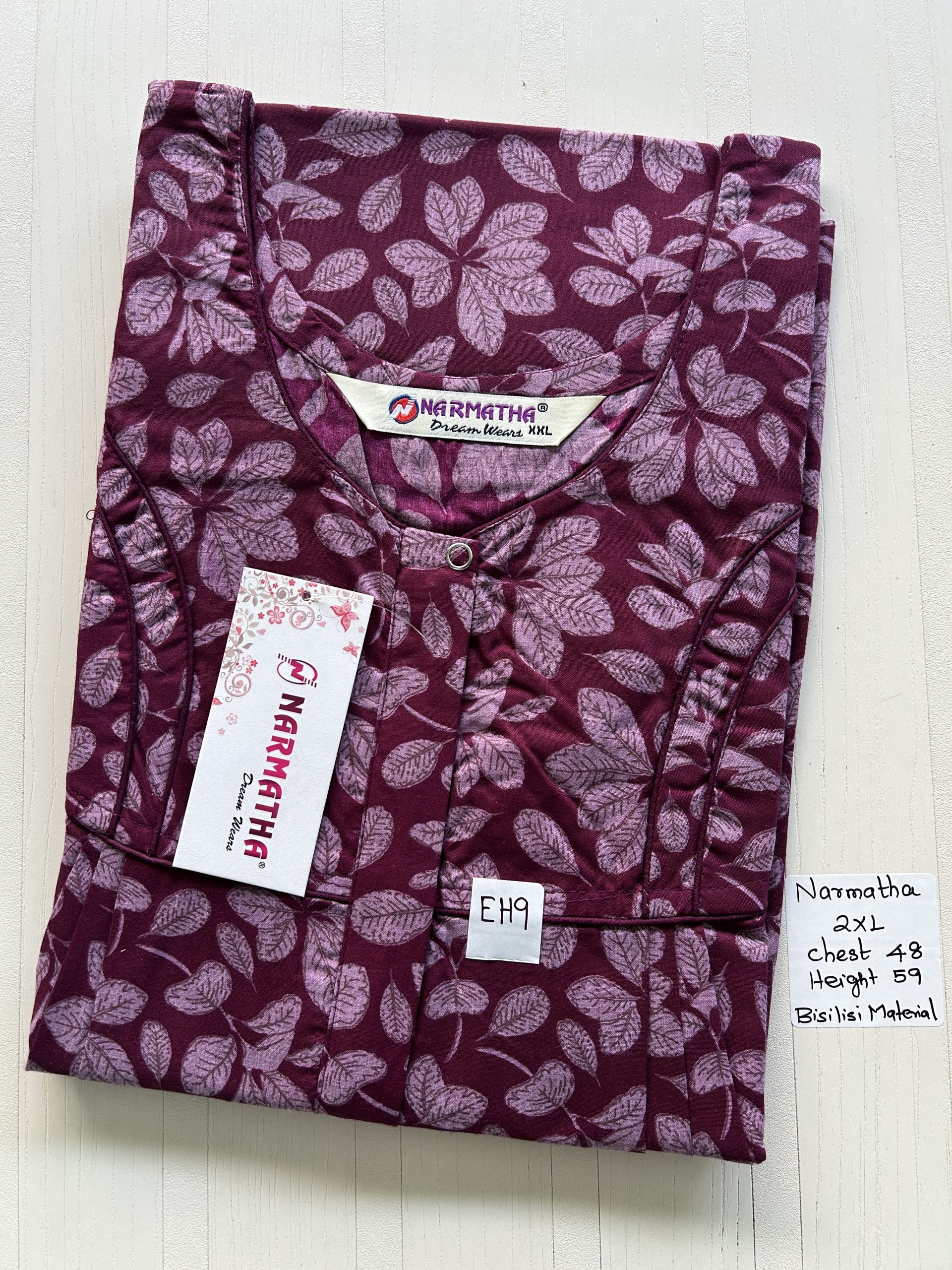 IMG_3741 NS210-Narmadha Pleats Brand Nighty - Image 1