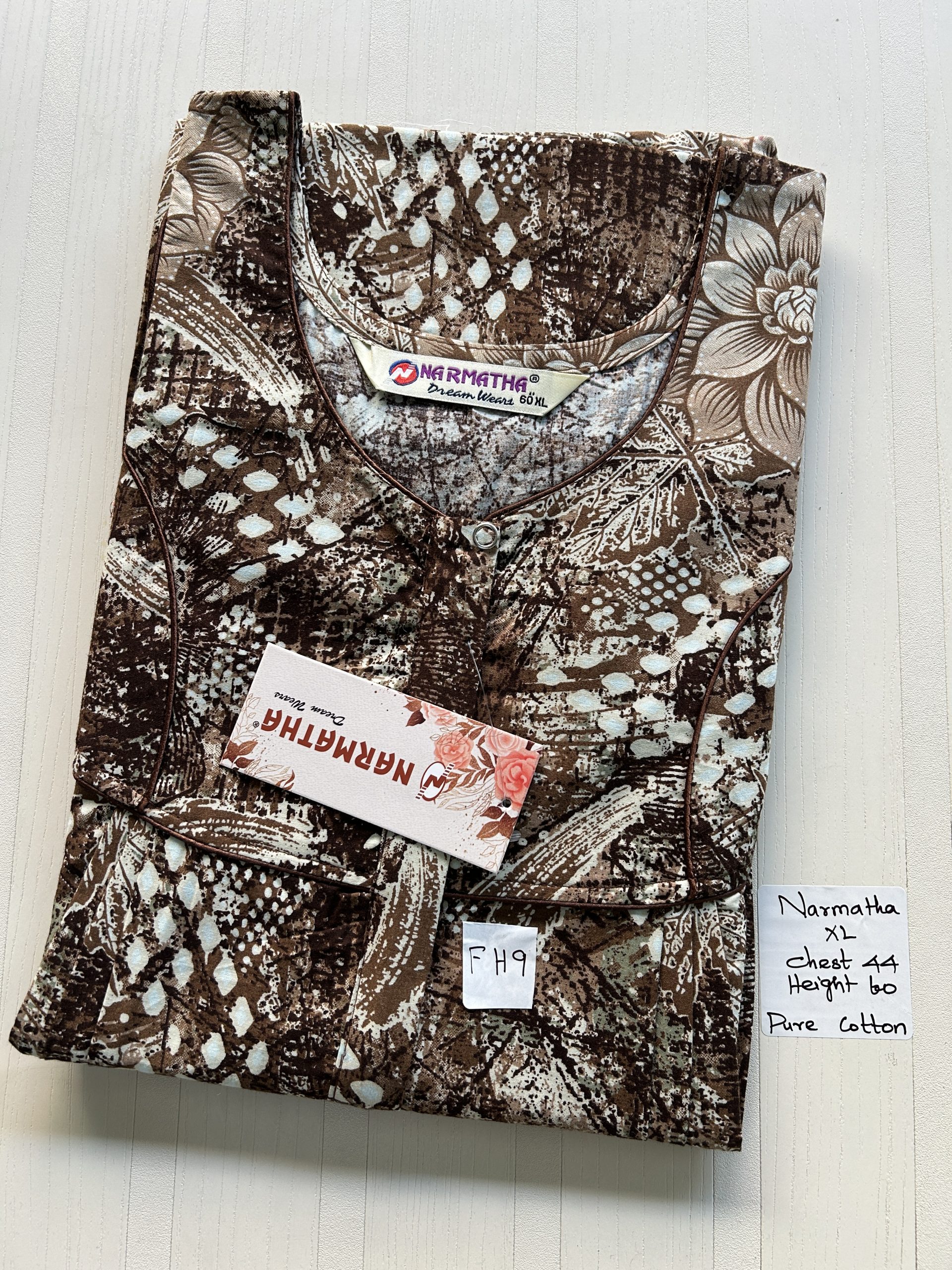 IMG_3785 NS171-Narmadha Pleats Brand Nighty - Image 1