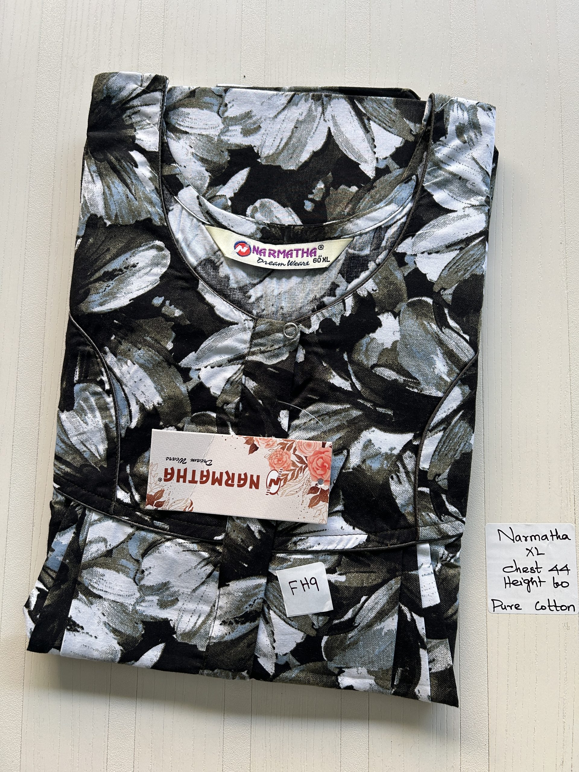 IMG_3801 NS179-Narmadha Pleats Brand Nighty - Image 1