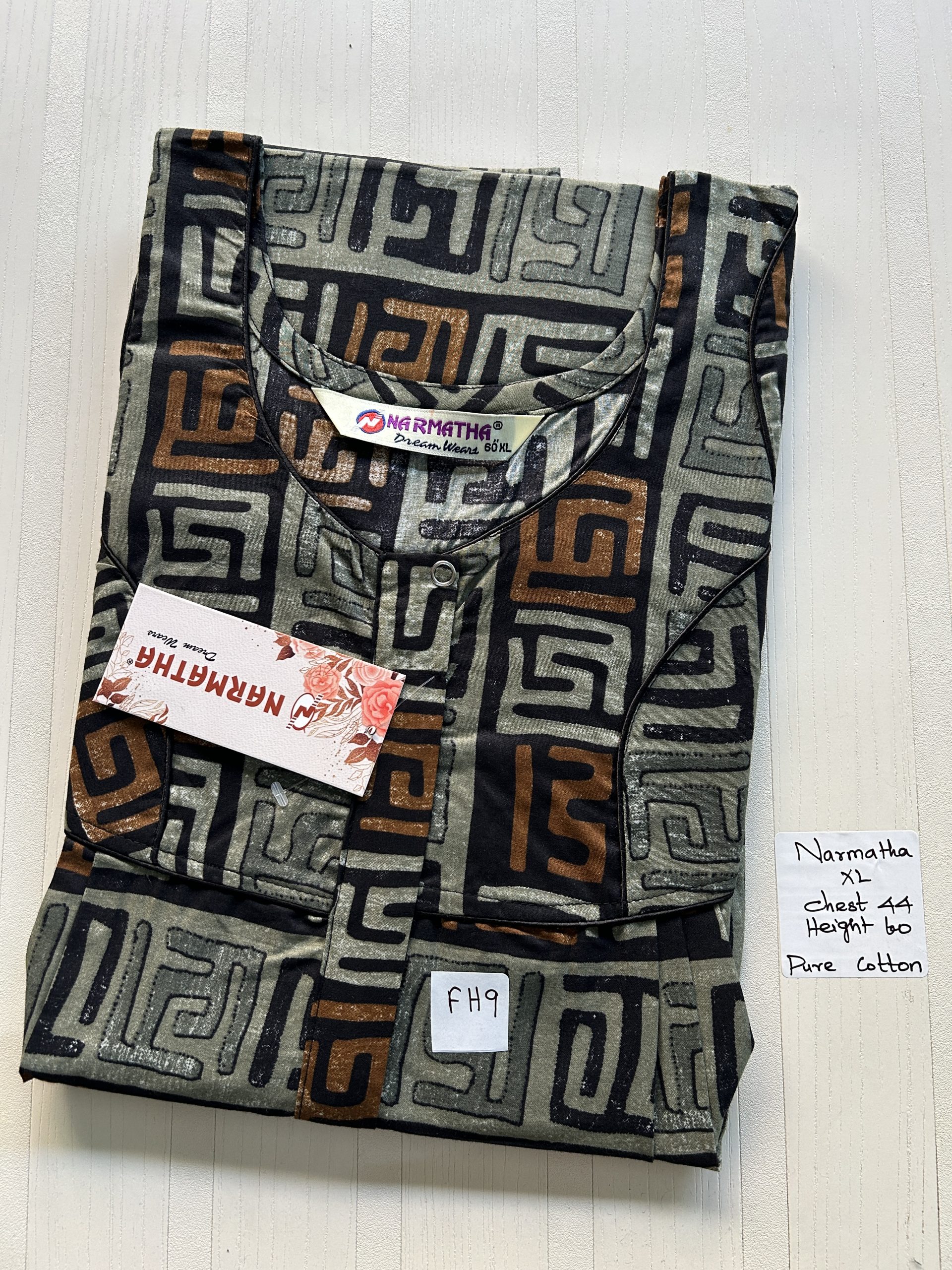 IMG_3812 NS185-Narmadha Pleats Brand Nighty - Image 1