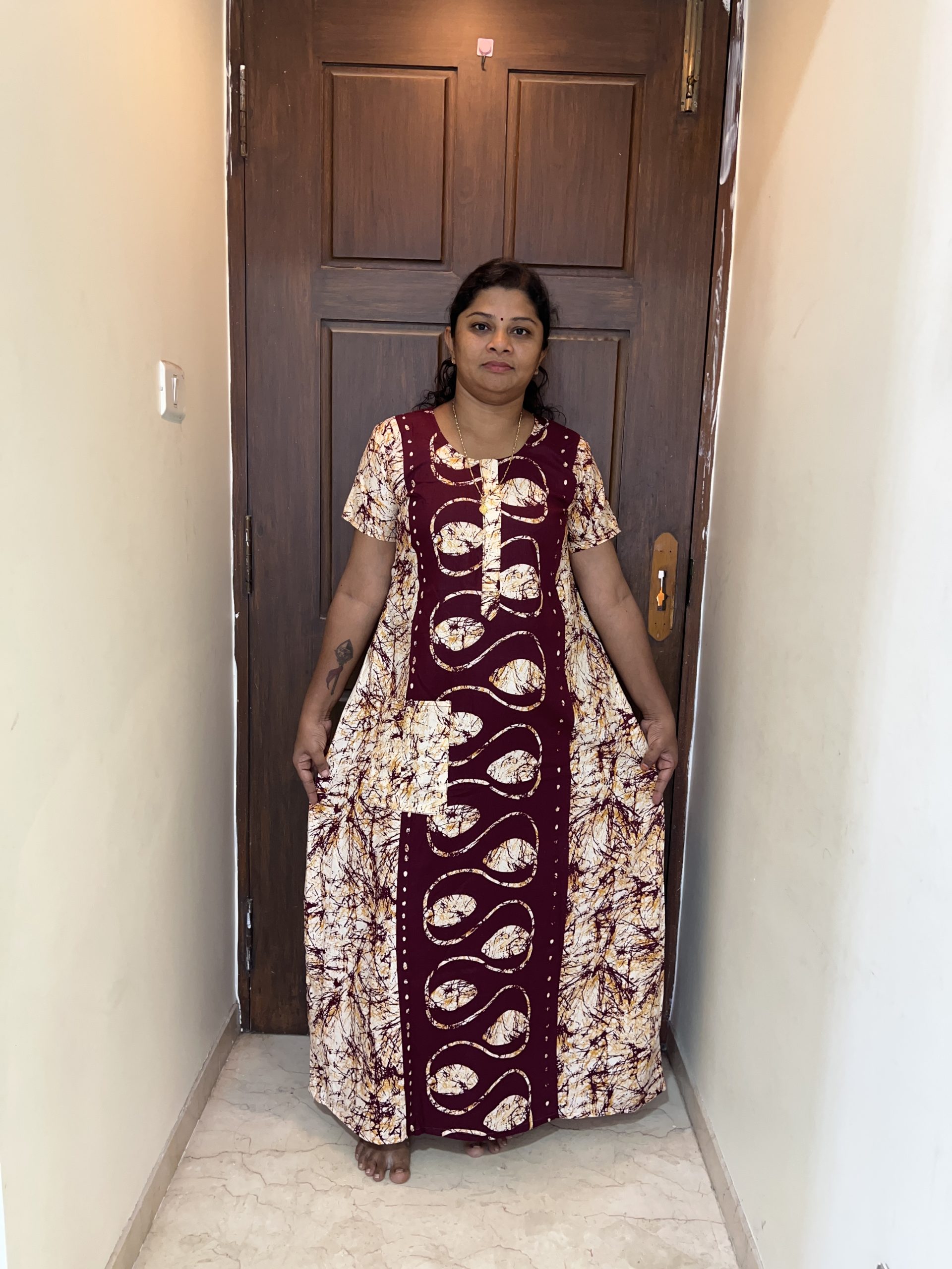 IMG_4030 PPCZ048-Peacock Brand Zip Nighty - Image 1