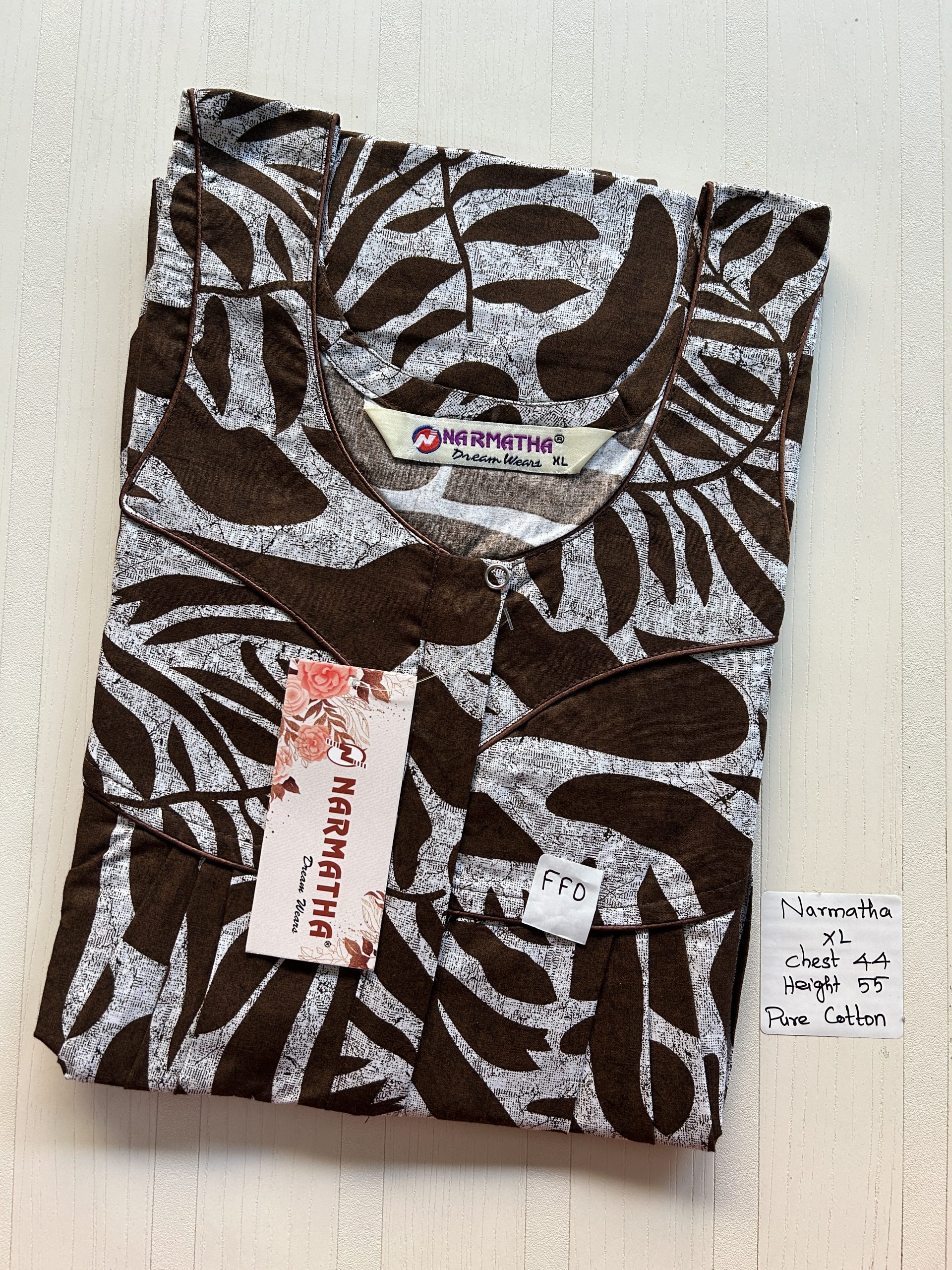 IMG_4315 NS149-Narmadha Pleats Brand Nighty - Image 1