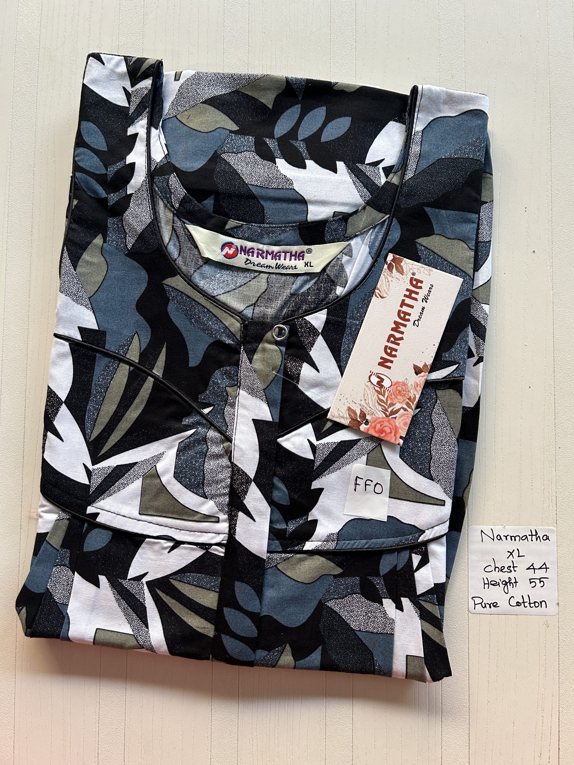 IMG_4326 NS155-Narmadha Pleats Brand Nighty - Image 1