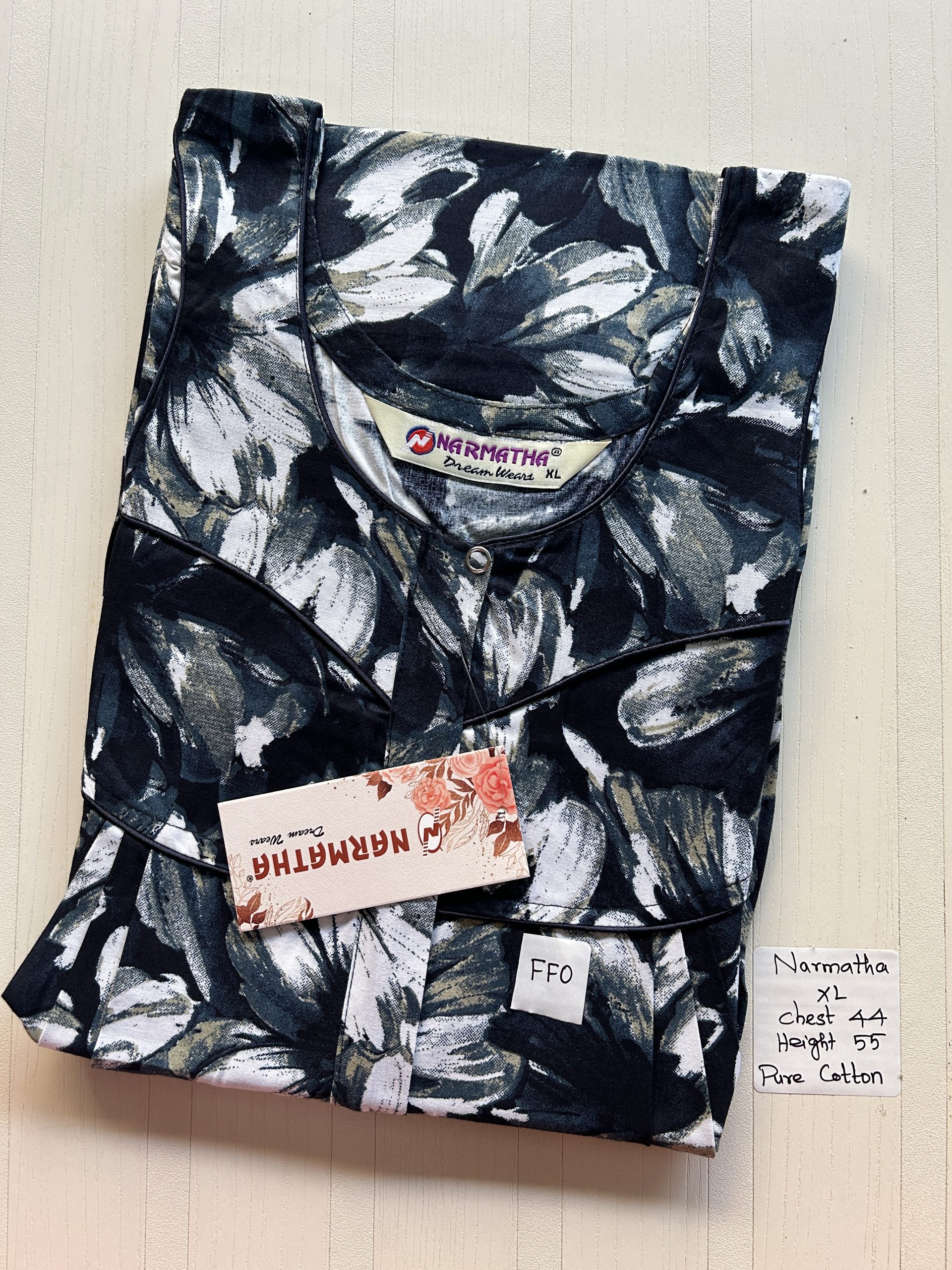 IMG_4329 NS132-Narmadha Pleats Brand Nighty - Image 1