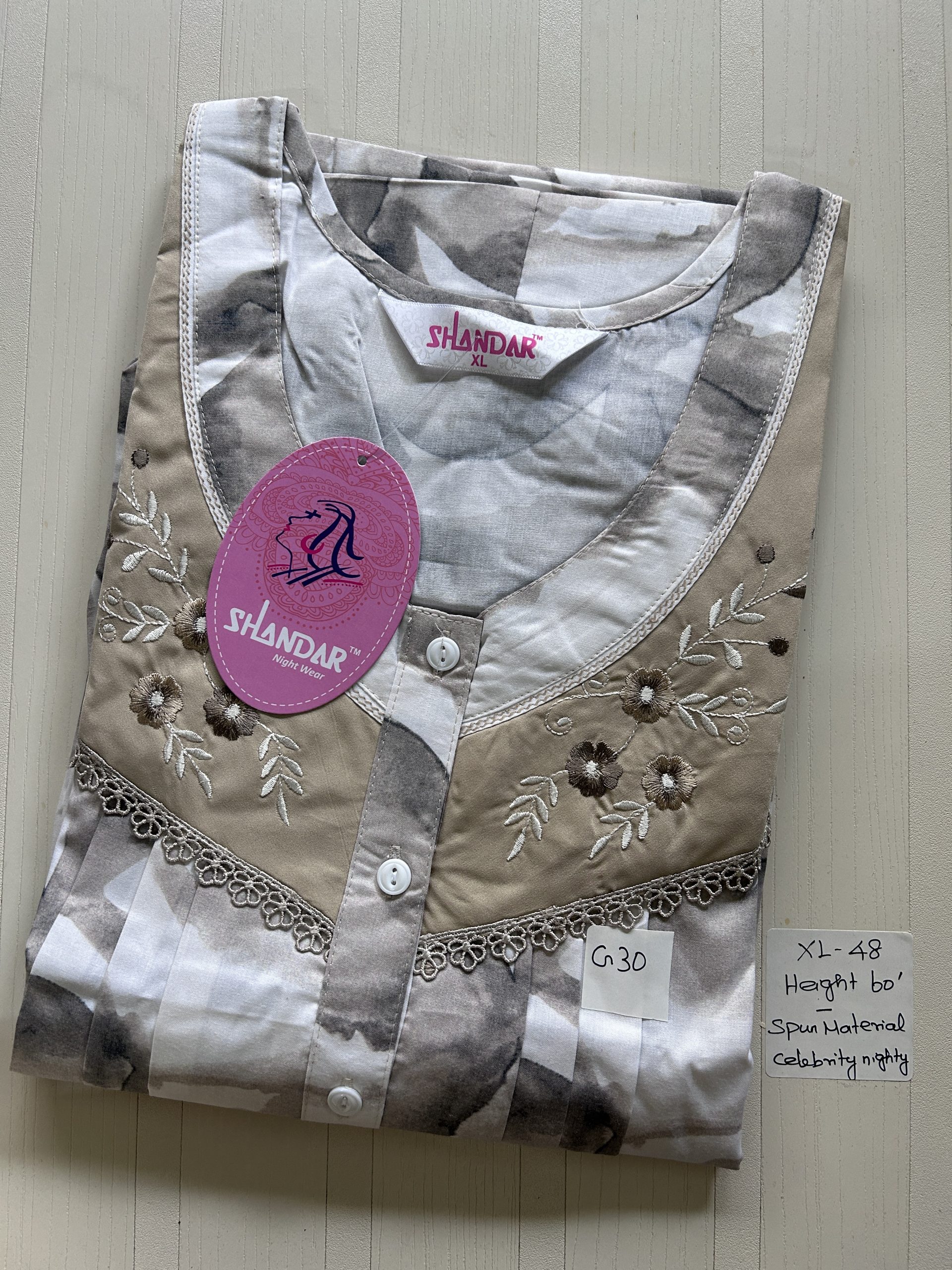 IMG_6336 00ASSXL-063-SHANDAR XL NIGHTY - Image 1