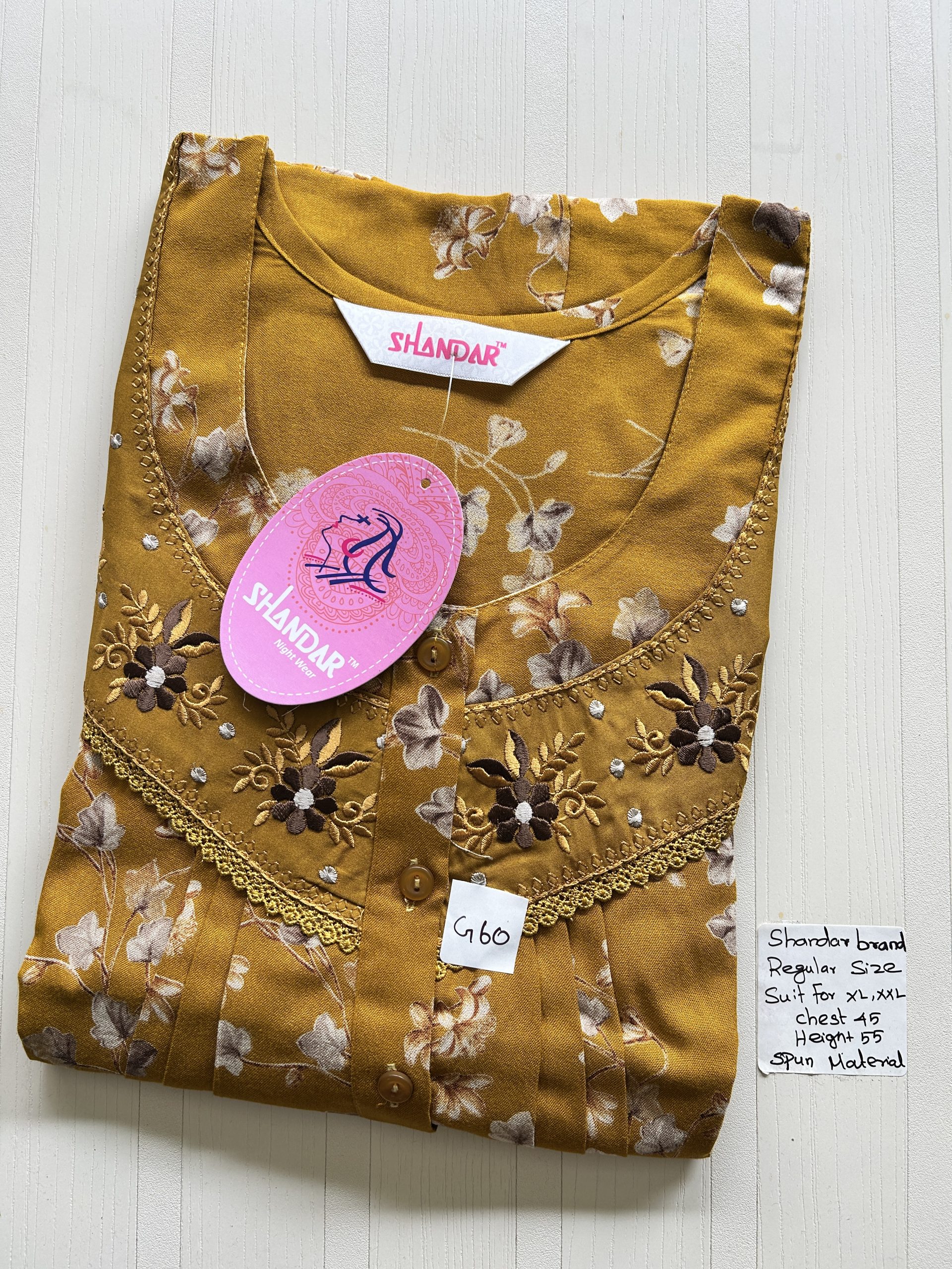 IMG_6793 00ASSF-141-SHANDAR FREE SIZE NIGHTY - Image 1