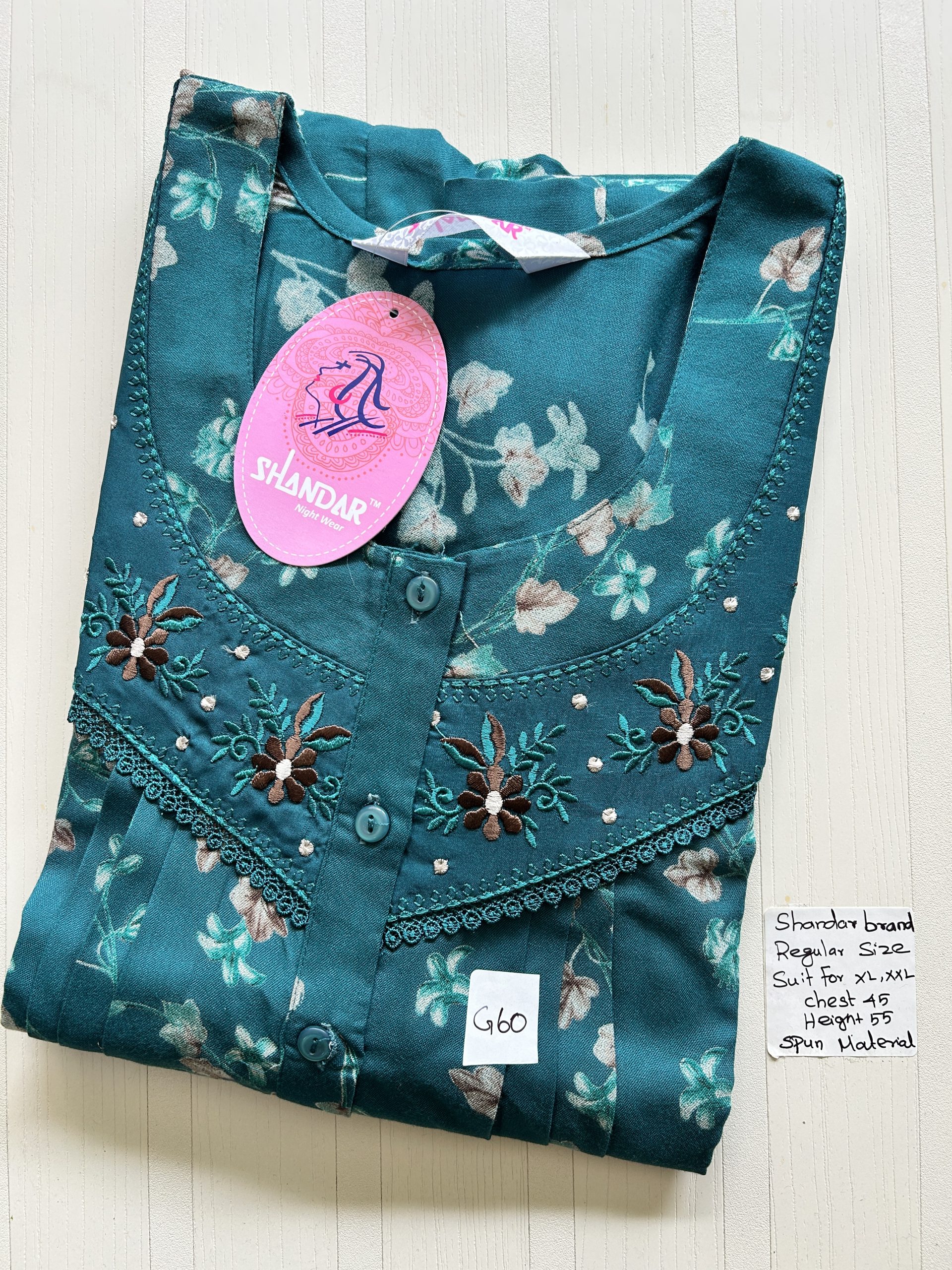 IMG_6795 00ASSF-143-SHANDAR FREE SIZE NIGHTY - Image 1