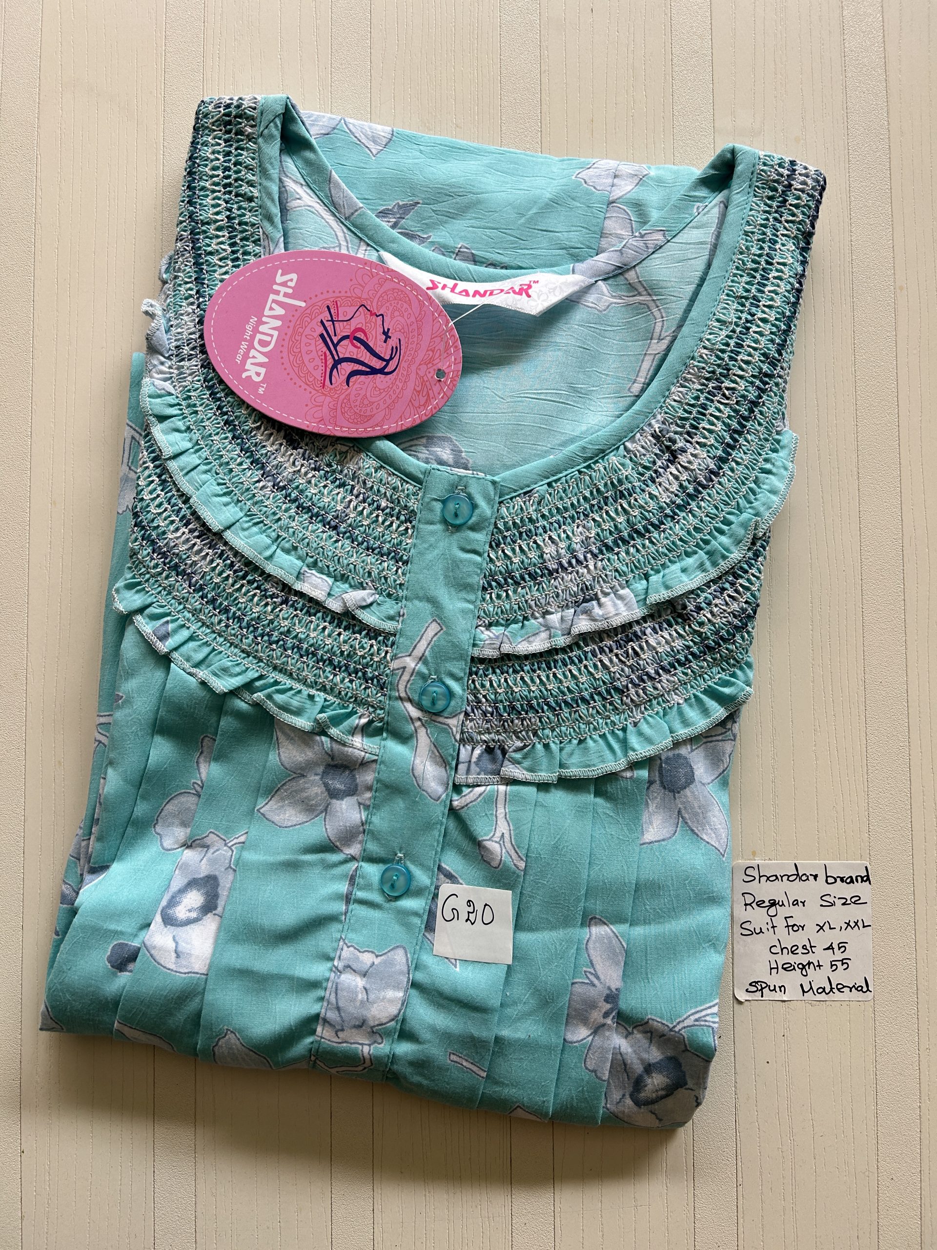 IMG_6814 00ASSF-150-SHANDAR FREE SIZE NIGHTY - Image 1