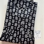 PPZ049-Peacock Pleats  Pure Cotton Zip