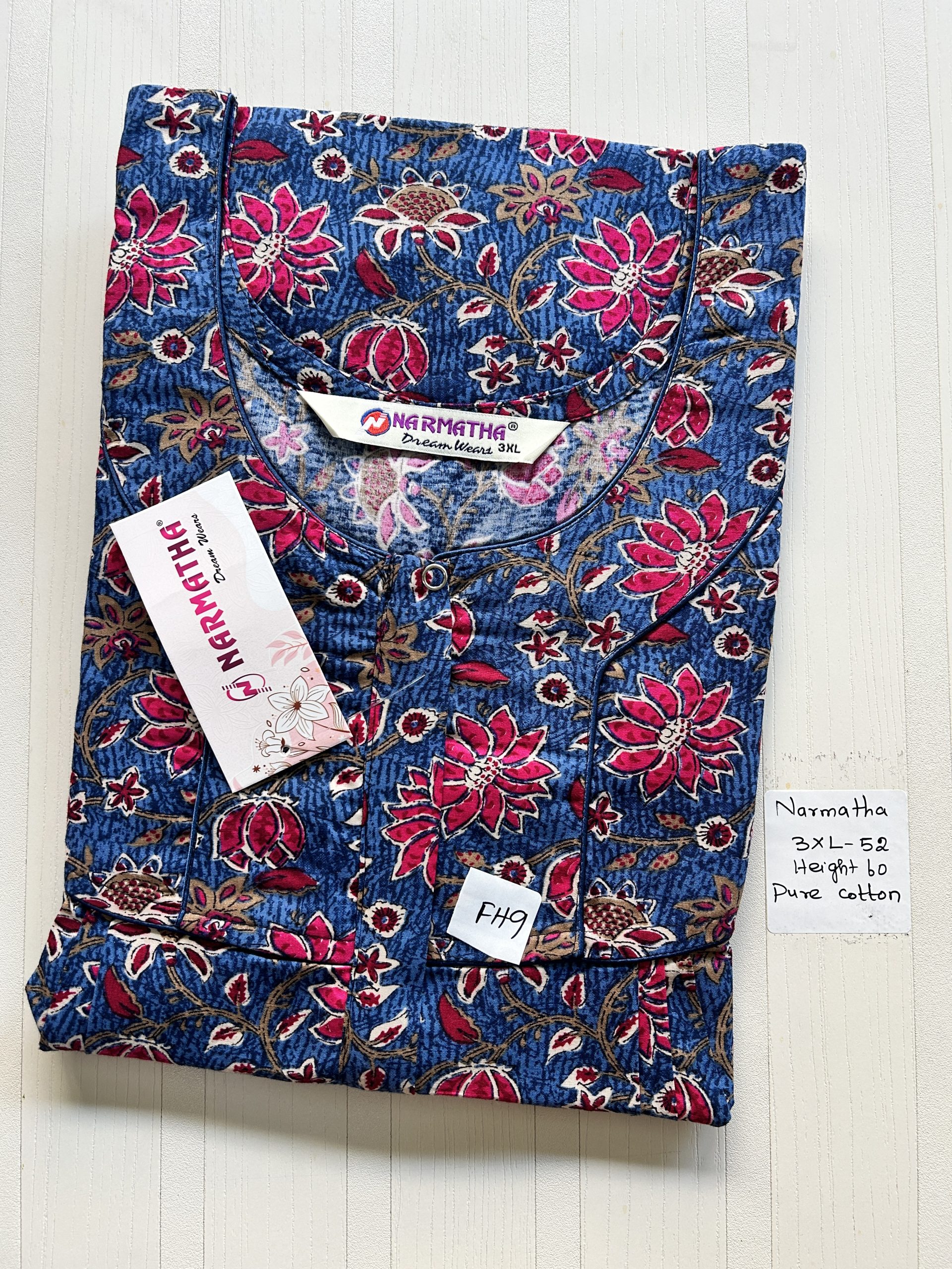 IMG_7897 NS285-Narmadha Pleats Brand Nighty - Image 1