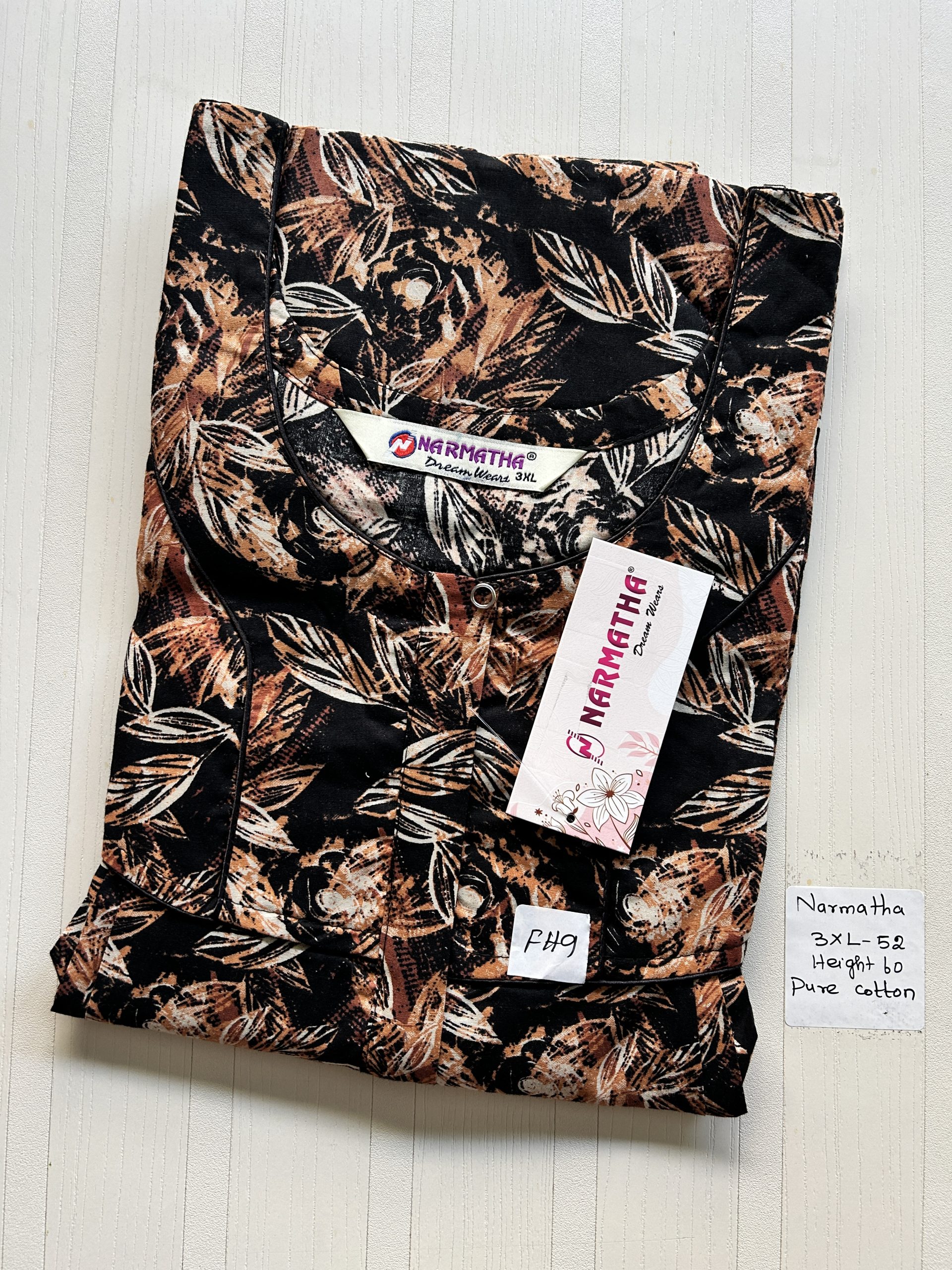 IMG_7906 NS294-Narmadha Pleats Brand Nighty - Image 1