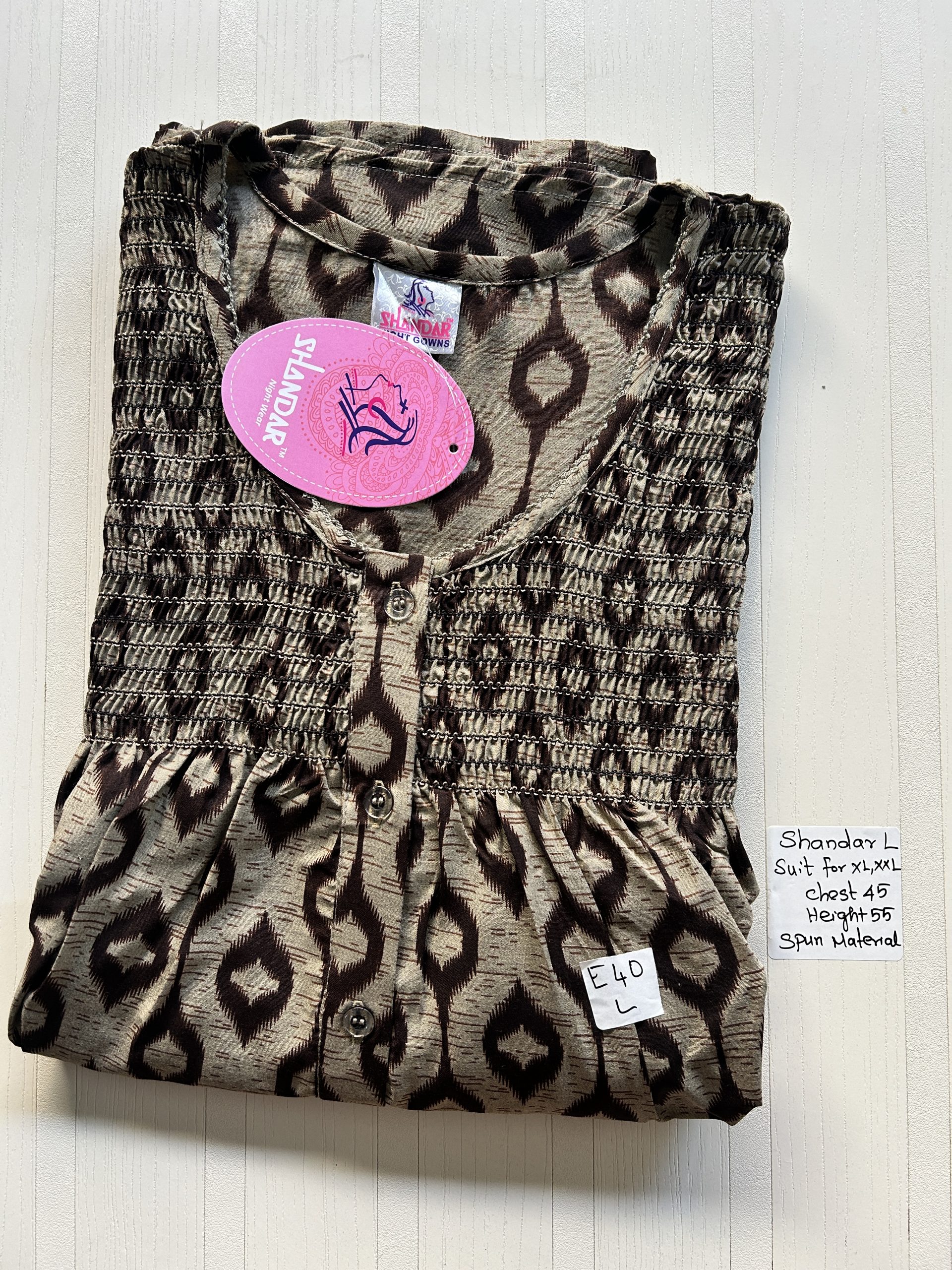 IMG_8020 00ASSF-162-SHANDAR FREE SIZE NIGHTY - Image 1