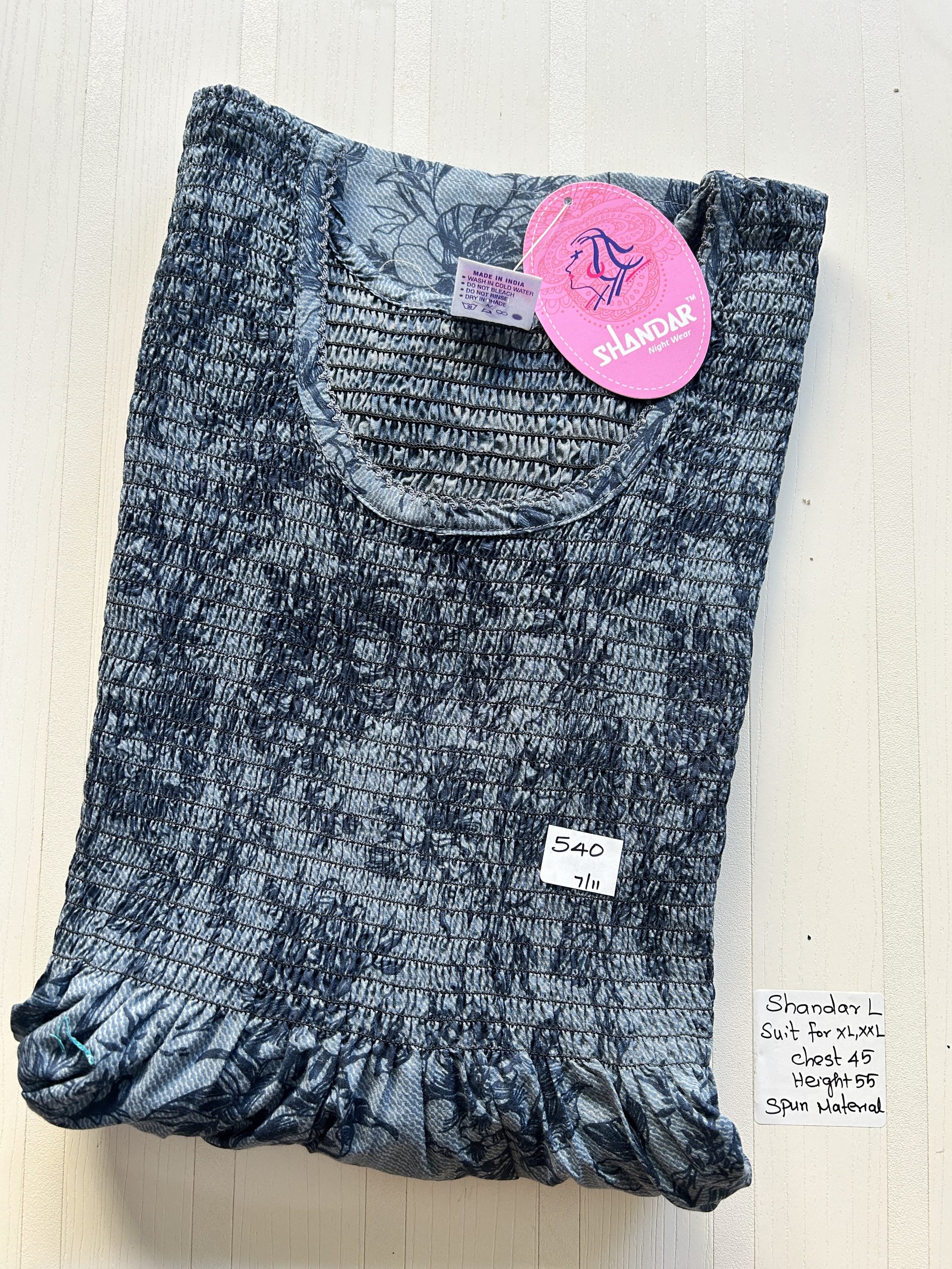 IMG_8034 00ASSF-175-SHANDAR FREE SIZE NIGHTY - Image 1