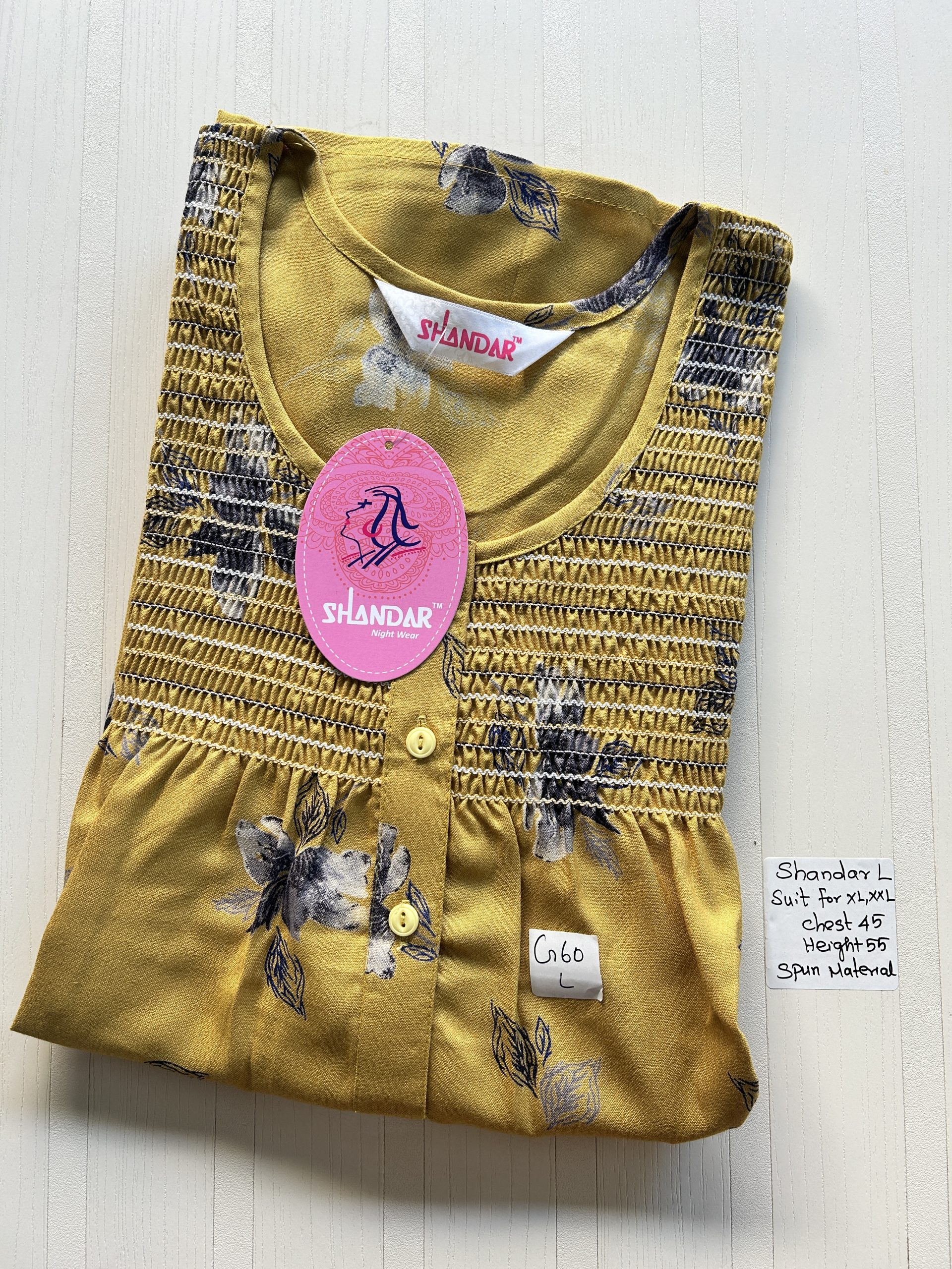 IMG_8040 00ASSF-180-SHANDAR FREE SIZE NIGHTY - Image 1