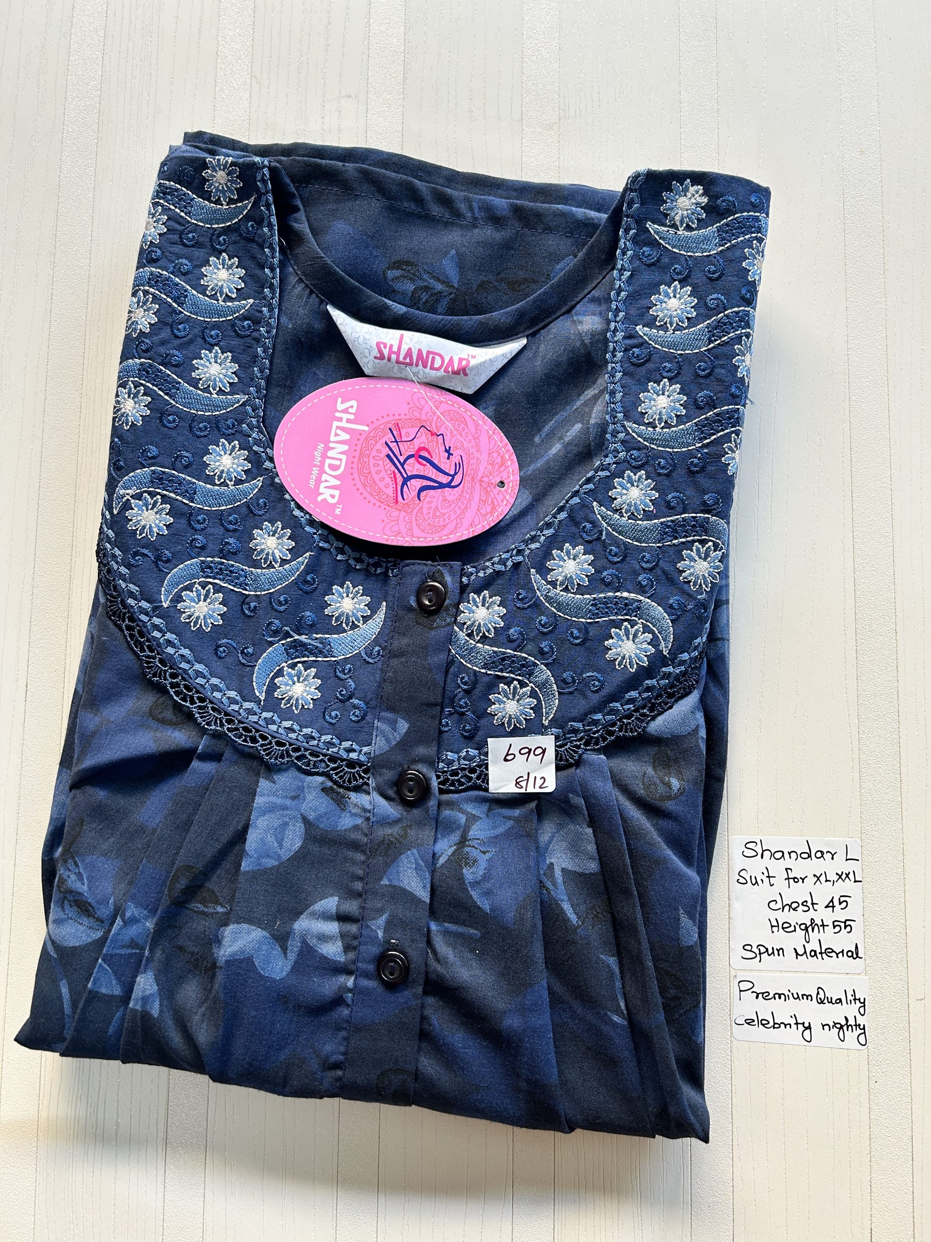 IMG_8111 00ASSF-212-SHANDAR FREE SIZE NIGHTY - Image 1