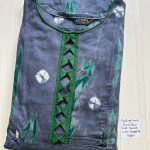 PPCZ025-Peacock feeding frock puff sleeve