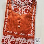 PPNZ044-Peacock Height Batik Puff Sleeve