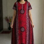 PBZ102-Peacock Batik Zip Nighty