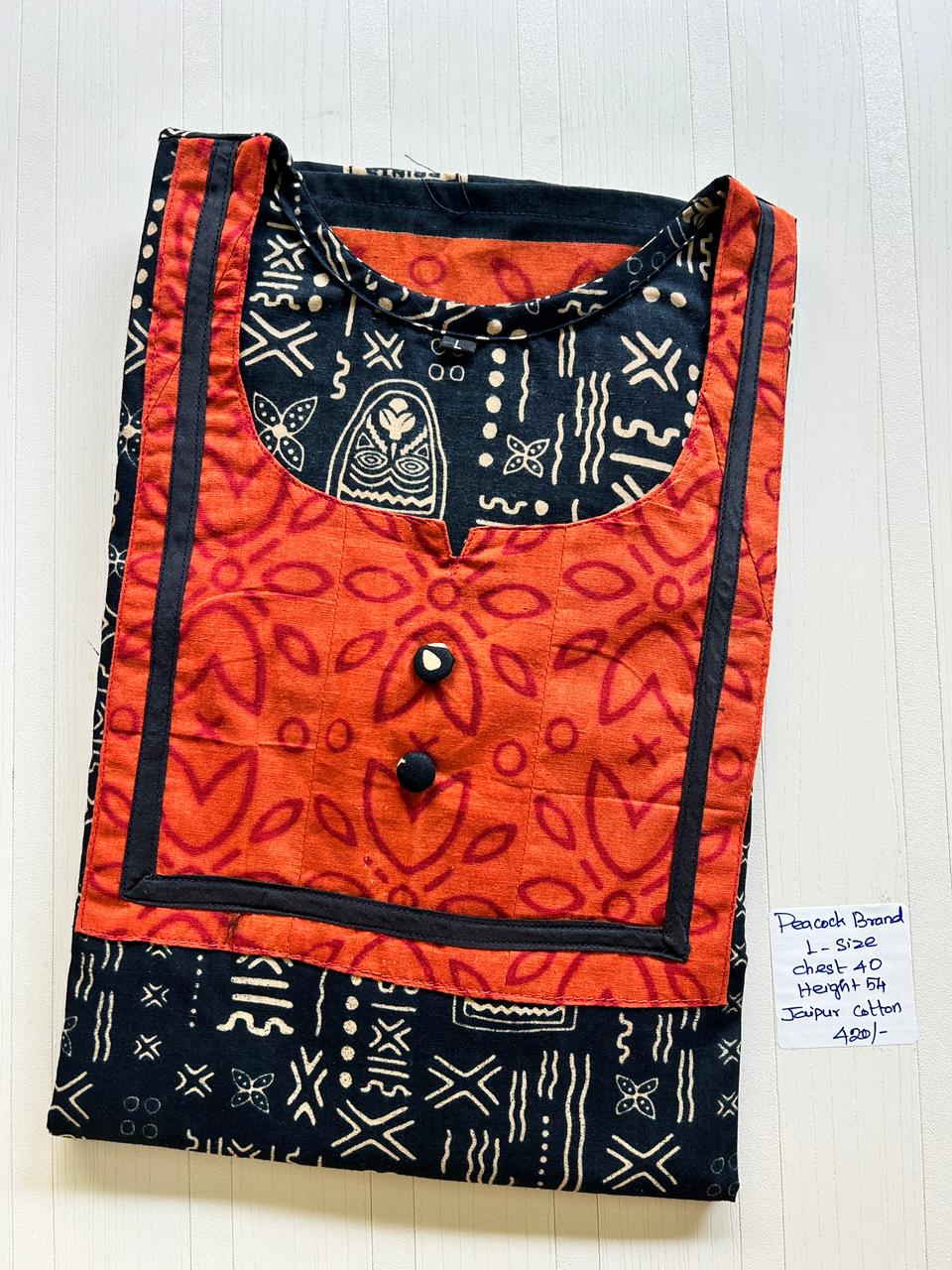 WhatsApp Image 2026-02-03 at 5.05.04 PM PJC008-Pure Jaipur Cotton No-Zip - Image 1