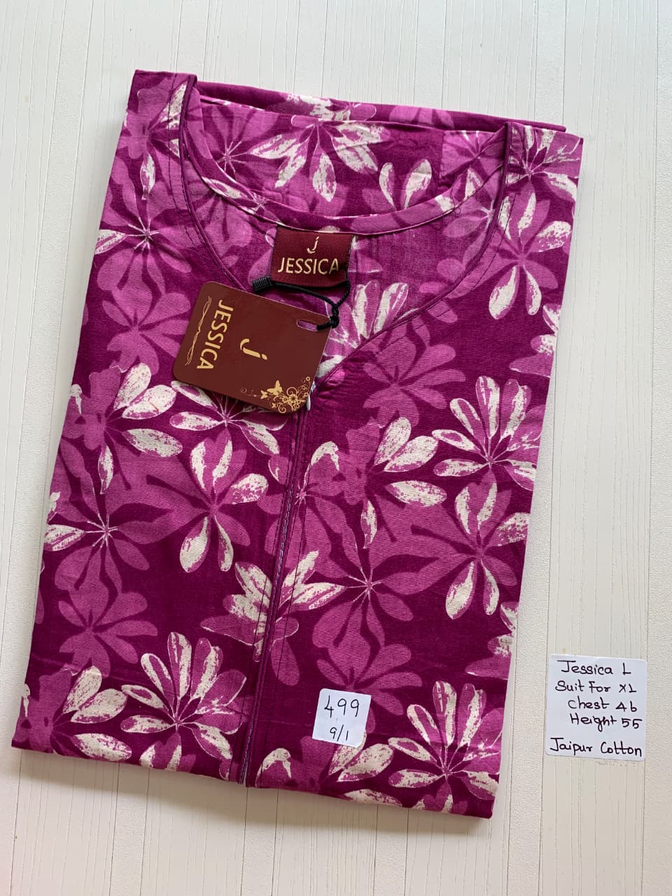 WhatsApp Image 2026-02-06 at 2.01.02 PM 0197JL-Jessica Zip Nighty - Under 599 - Image 1