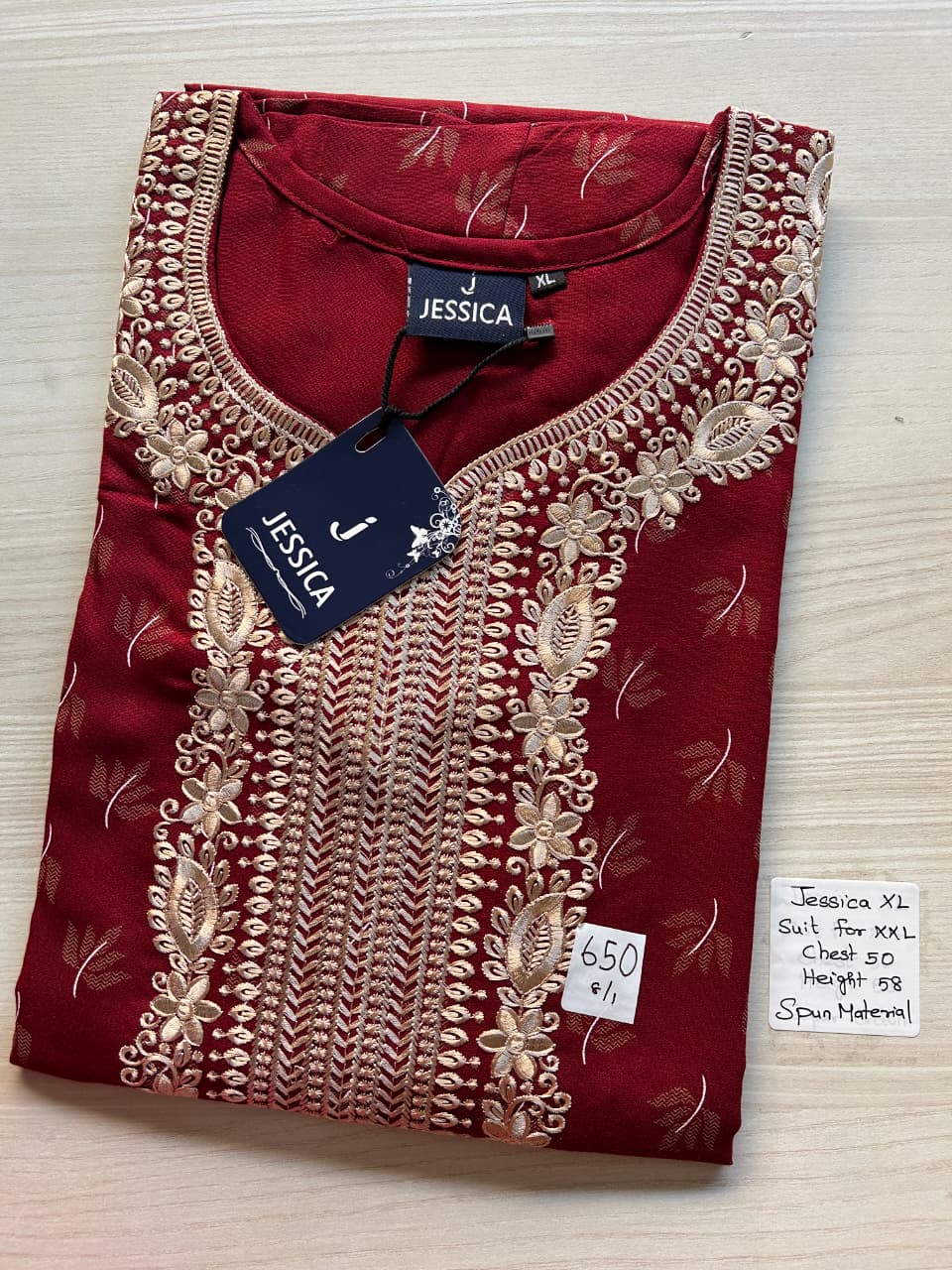 WhatsApp Image 2026-02-06 at 3.44.46 PM 001AJSN-012-Jessica Spun Nighty - Image 1