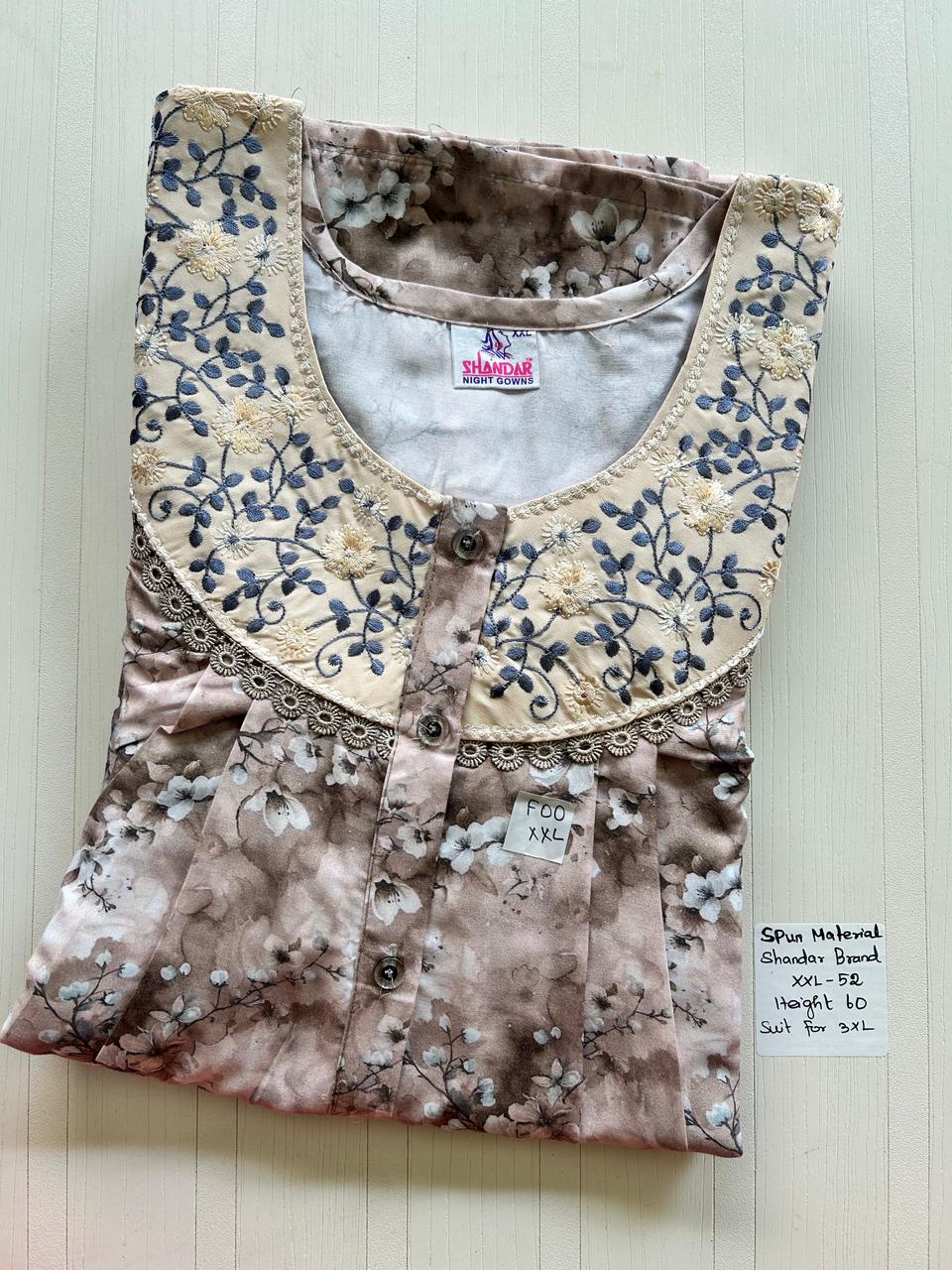 WhatsApp Image 2026-02-09 at 1.23.57 PM 00ASSXXL-063-SHANDAR XXL NIGHTY - Image 1