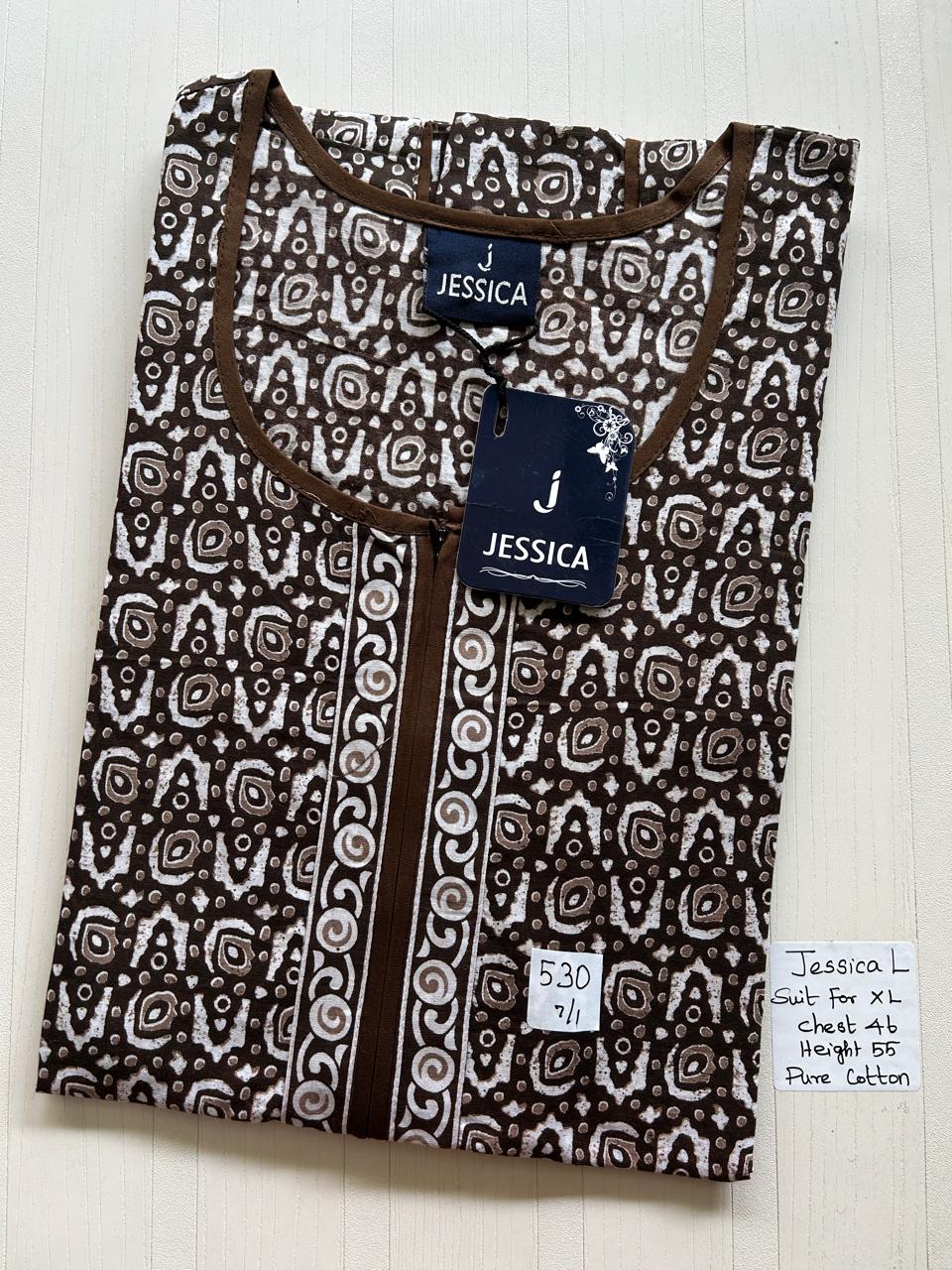 WhatsApp Image 2026-02-17 at 9.41.06 AM (7) 0286JL-Jessica Zip Nighty-Under 599 - Image 1