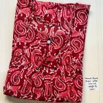 PPNZ010-Peacock Pleats Jaipur Cotton No-Zip