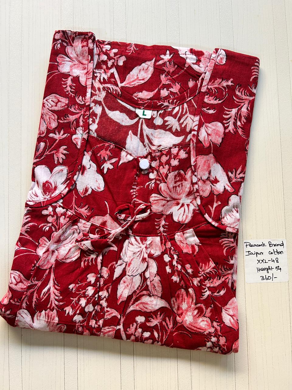 WhatsApp Image 2026-02-19 at 5.35.52 PM (1) PPNZ013-Peacock Pleats Jaipur Cotton No-Zip - Image 1