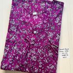 PPNZ016-Peacock Pleats Jaipur Cotton No-Zip