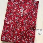 PPNZ019-Peacock Pleats Jaipur Cotton No-Zip