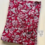 PPNZ020-Peacock Pleats Jaipur Cotton No-Zip