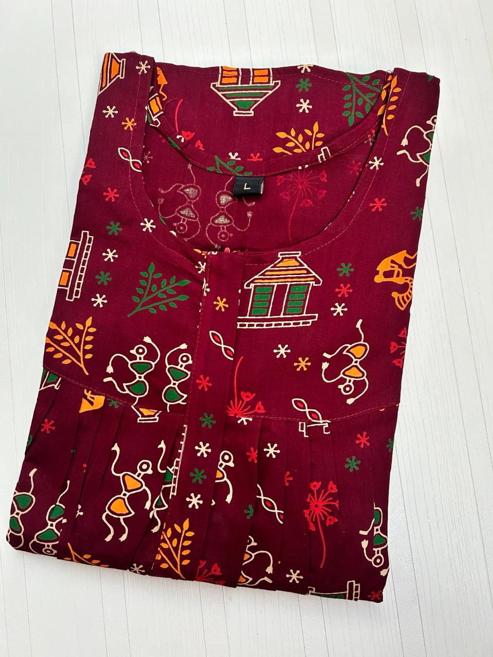 WhatsApp Image 2026-02-21 at 10.58.32 AM (1) 0PPZ028-Peacock Pleats Pure Cotton Zip - Image 1