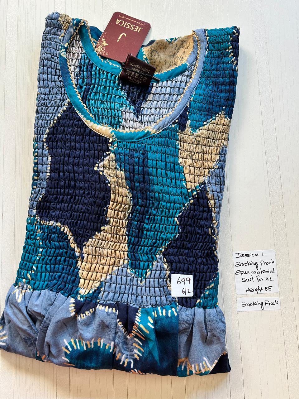 WhatsApp Image 2026-02-21 at 2.47.29 PM 0398JL-Jessica Smoking Frock Nighty - Image 1