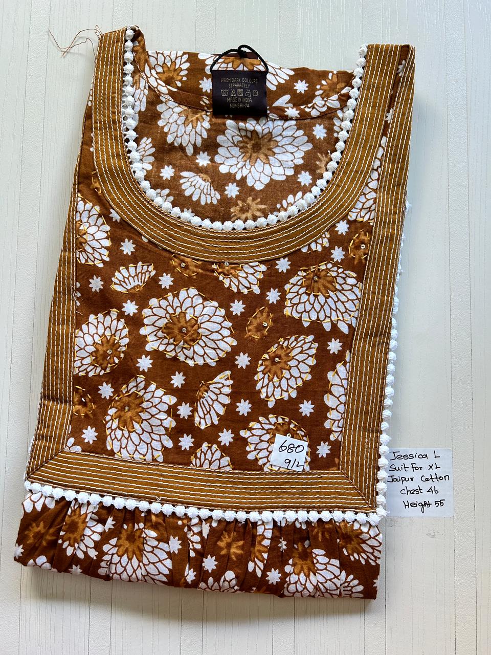 WhatsApp Image 2026-02-21 at 2.48.00 PM 0407JL-Jessica Smoking Frock Nighty - Image 1