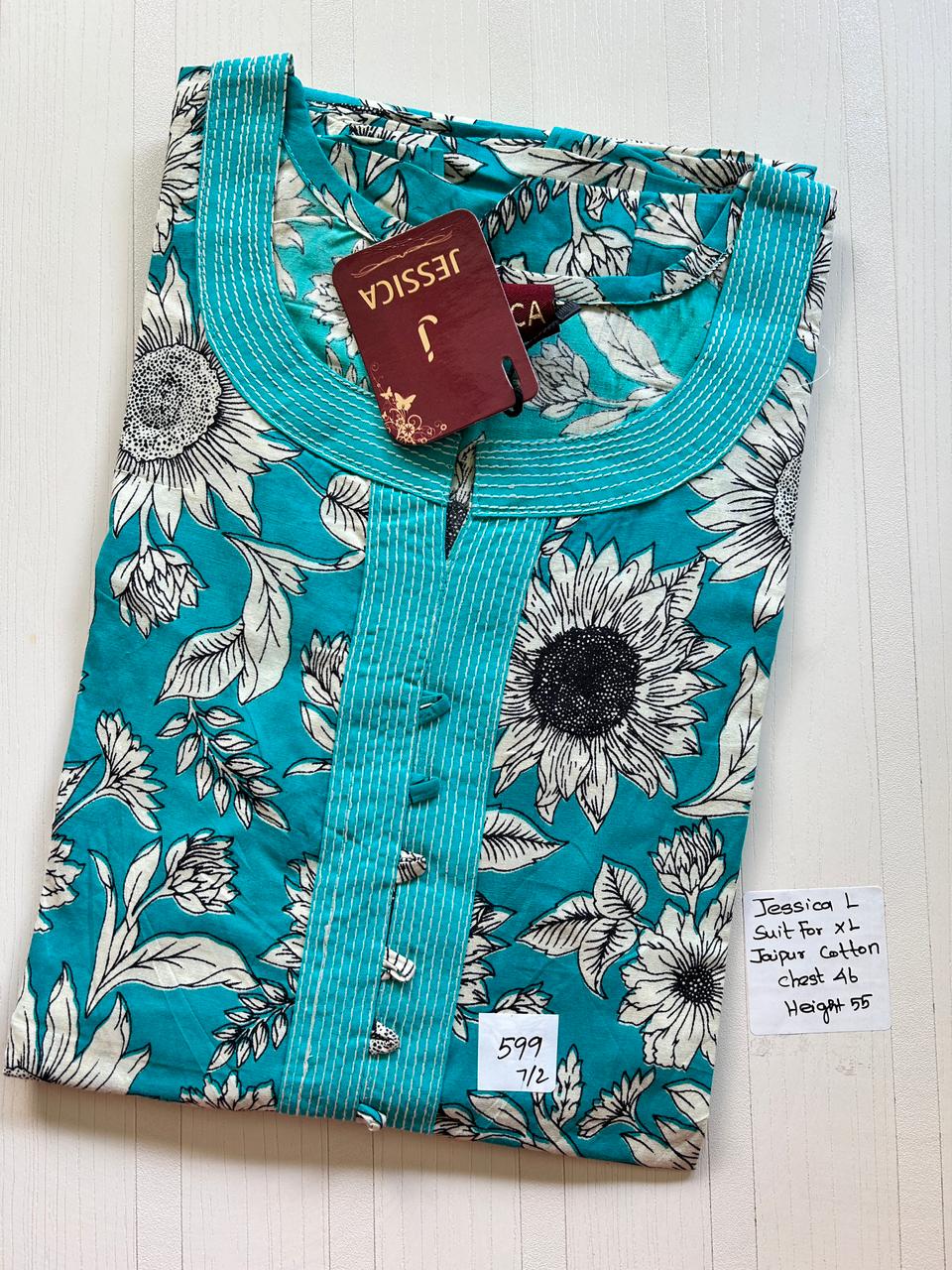 WhatsApp Image 2026-02-21 at 2.49.36 PM (1) 0401JL-Jessica Jaipur Cotton Nighty - Under 599 - Image 1