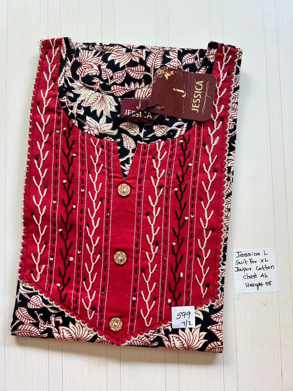 WhatsApp Image 2026-02-21 at 2.49.52 PM (1) 0430JL-Jessica Jaipur Cotton Nighty - Under 599 - Image 1