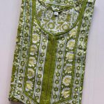 0PJCZ016-Peacock Jaipur Cotton Zip Nighty