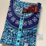 001AJXLN-171-Jessica Embroidery Pleats Nighty