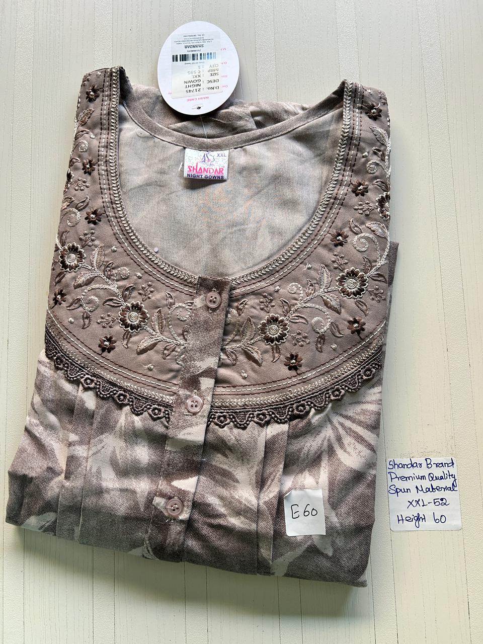 WhatsApp Image 2026-02-27 at 5.15.45 PM (2) 00ASSXXL-121-SHANDAR XXL NIGHTY - Image 1