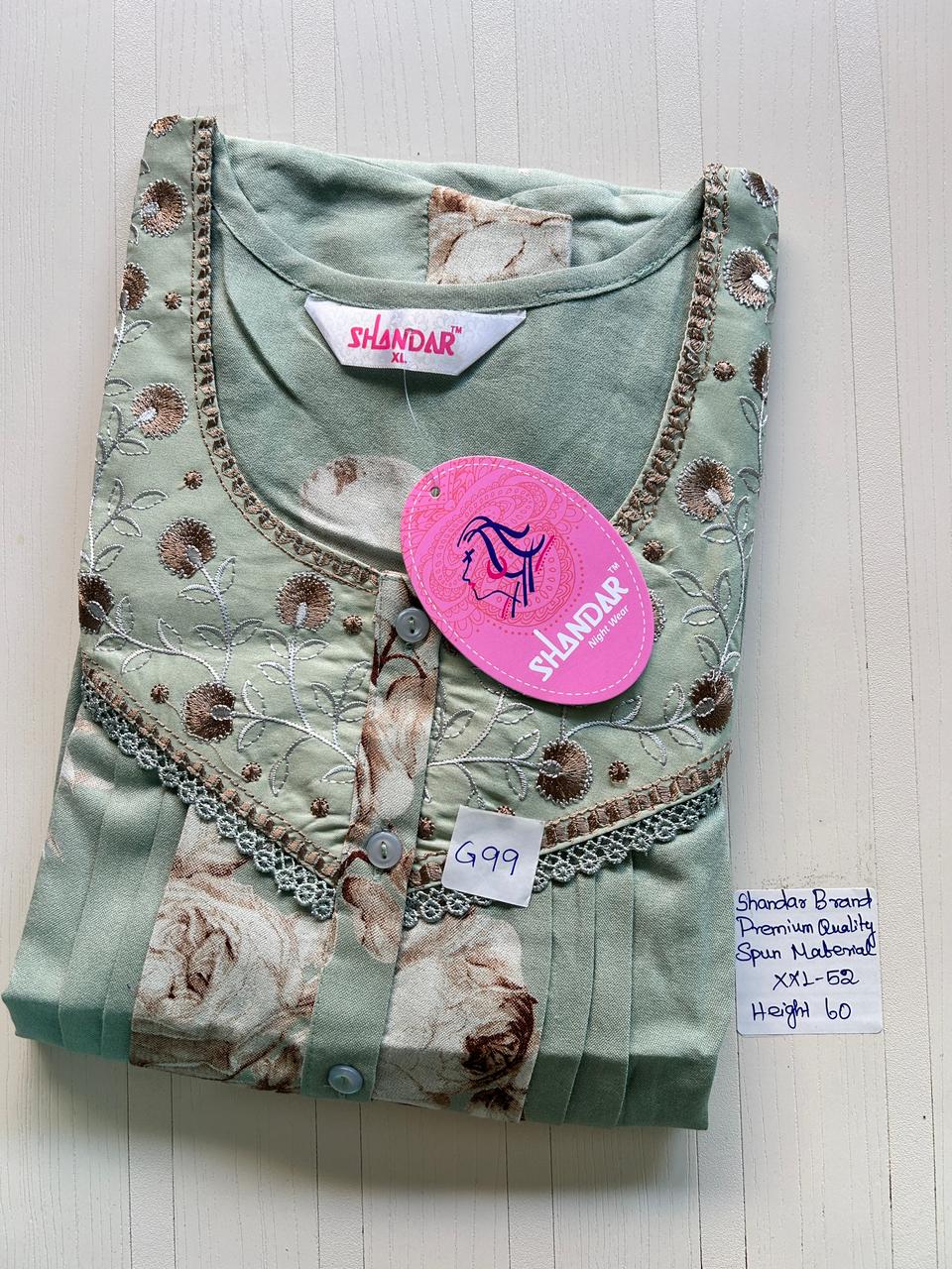 WhatsApp Image 2026-02-27 at 5.15.54 PM 00ASSXXL-139-SHANDAR XXL NIGHTY - Image 1