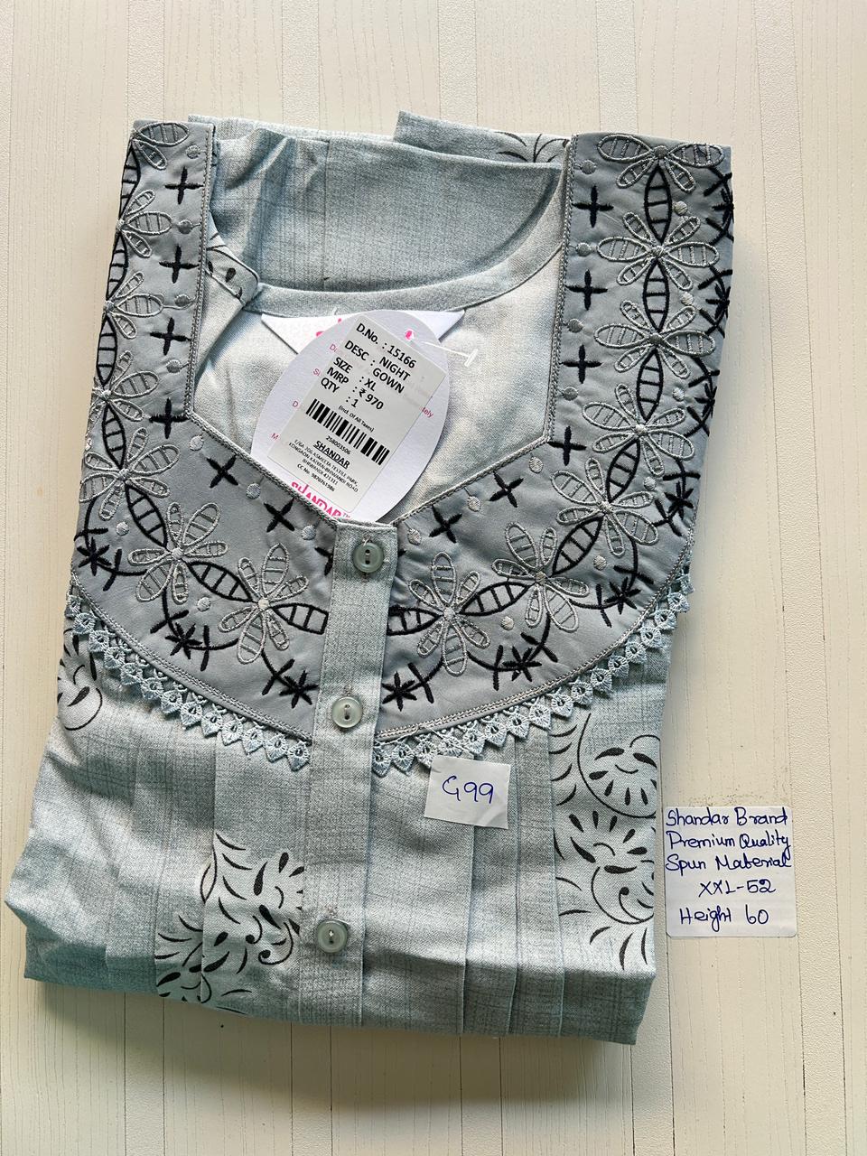 WhatsApp Image 2026-02-27 at 5.15.55 PM 00ASSXXL-141-SHANDAR XXL NIGHTY - Image 1