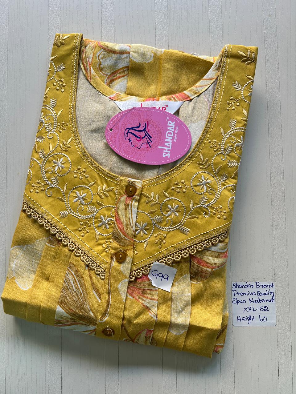 WhatsApp Image 2026-02-27 at 5.15.58 PM 00ASSXXL-145-SHANDAR XXL NIGHTY - Image 1