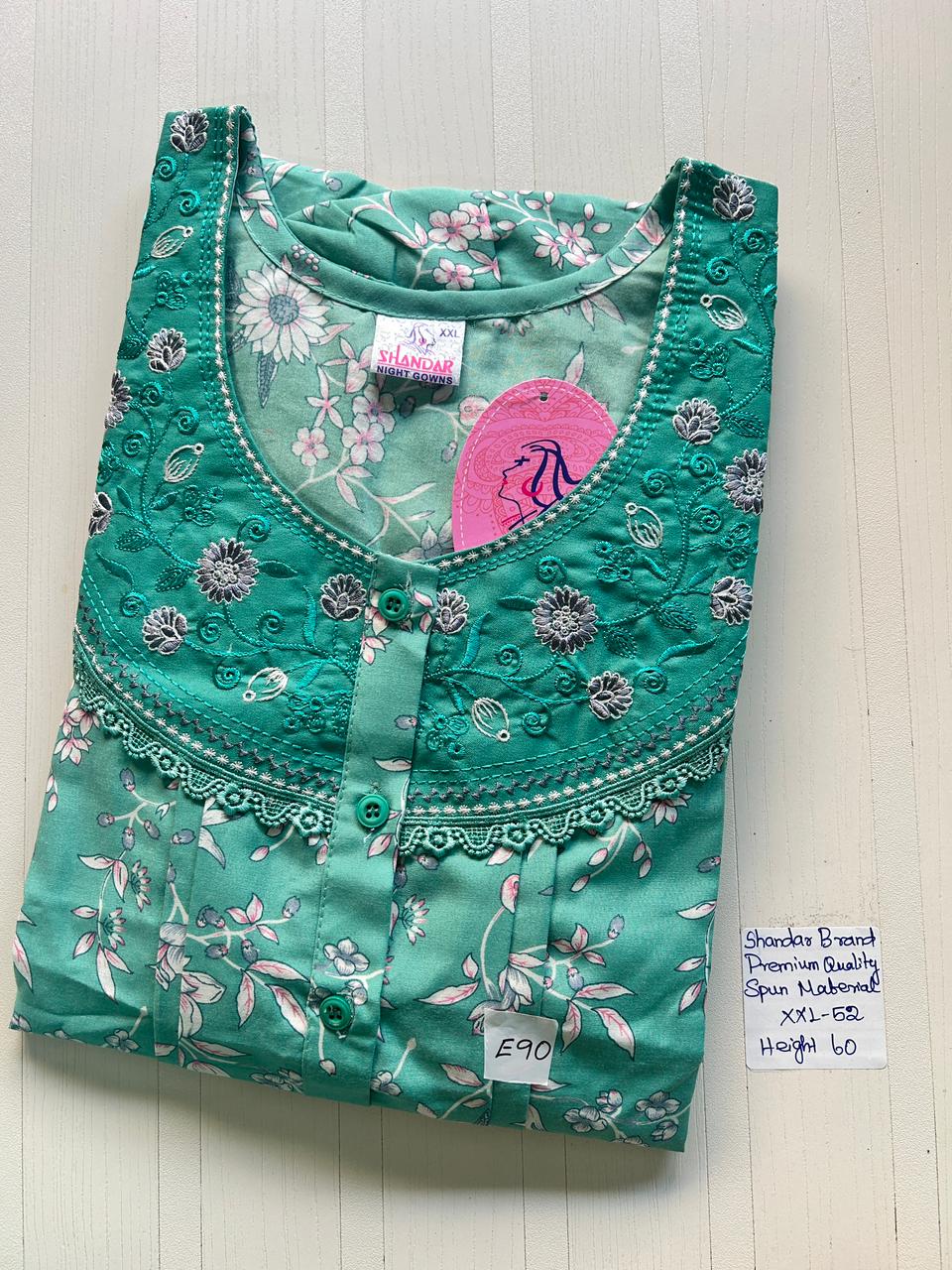 WhatsApp Image 2026-02-27 at 5.16.02 PM 00ASSXXL-151-SHANDAR XXL NIGHTY - Image 1